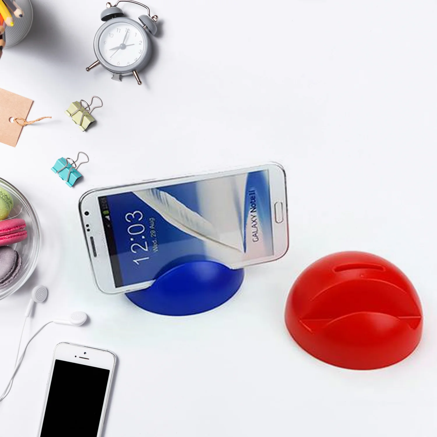 2in1 ABS Plastic Phone Holder Phone Stand With Coin Bank (1 Pc) - Image 6