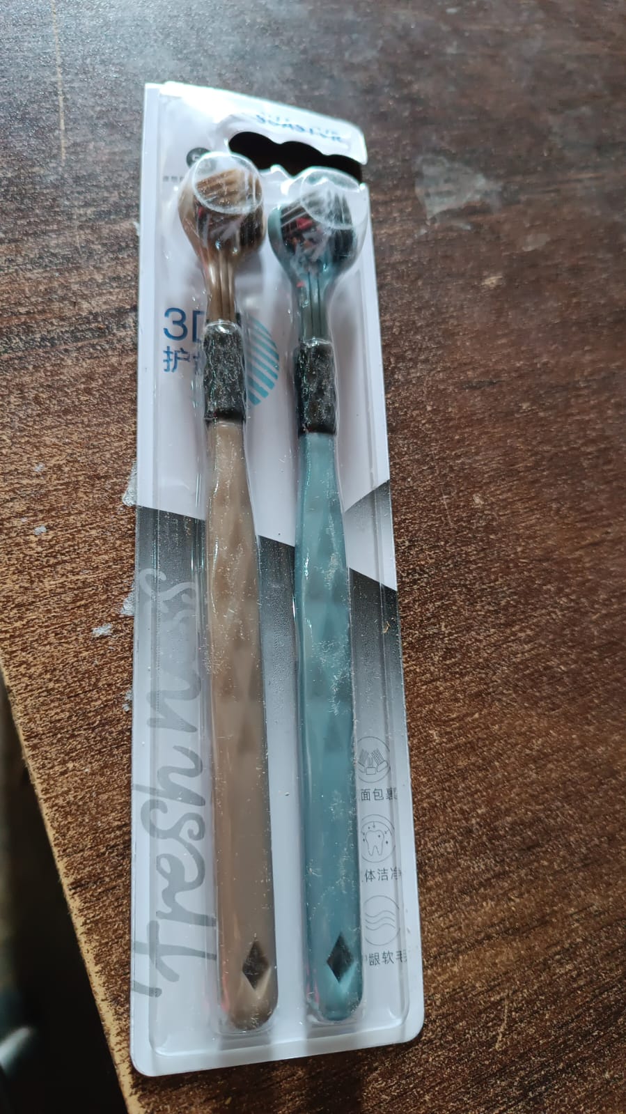 3 Sided Toothbrush, Soft Bristle Toothbrush (2 Pc Set) - Image 9