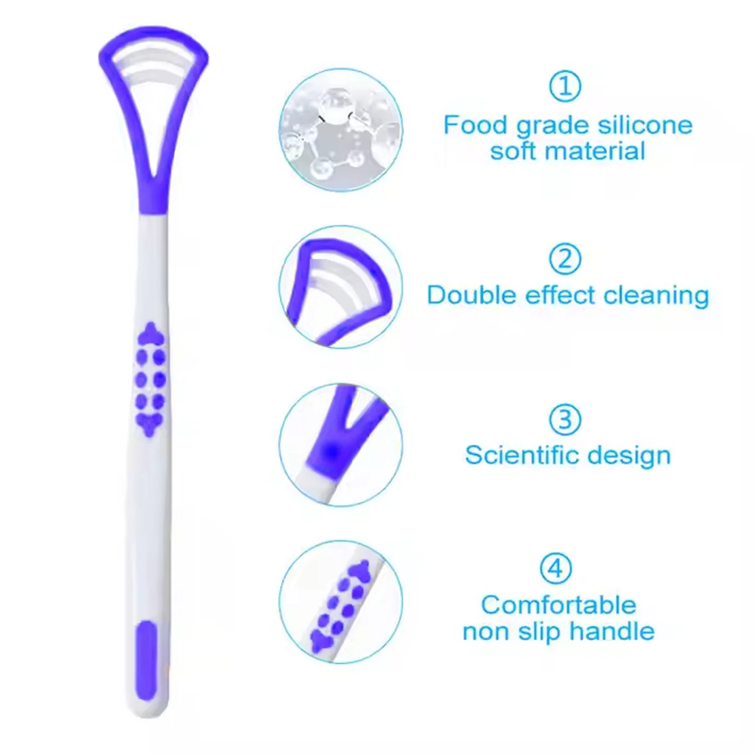 Tongue Cleaner and Scraper (1 Pc / Mix Color) - Image 5