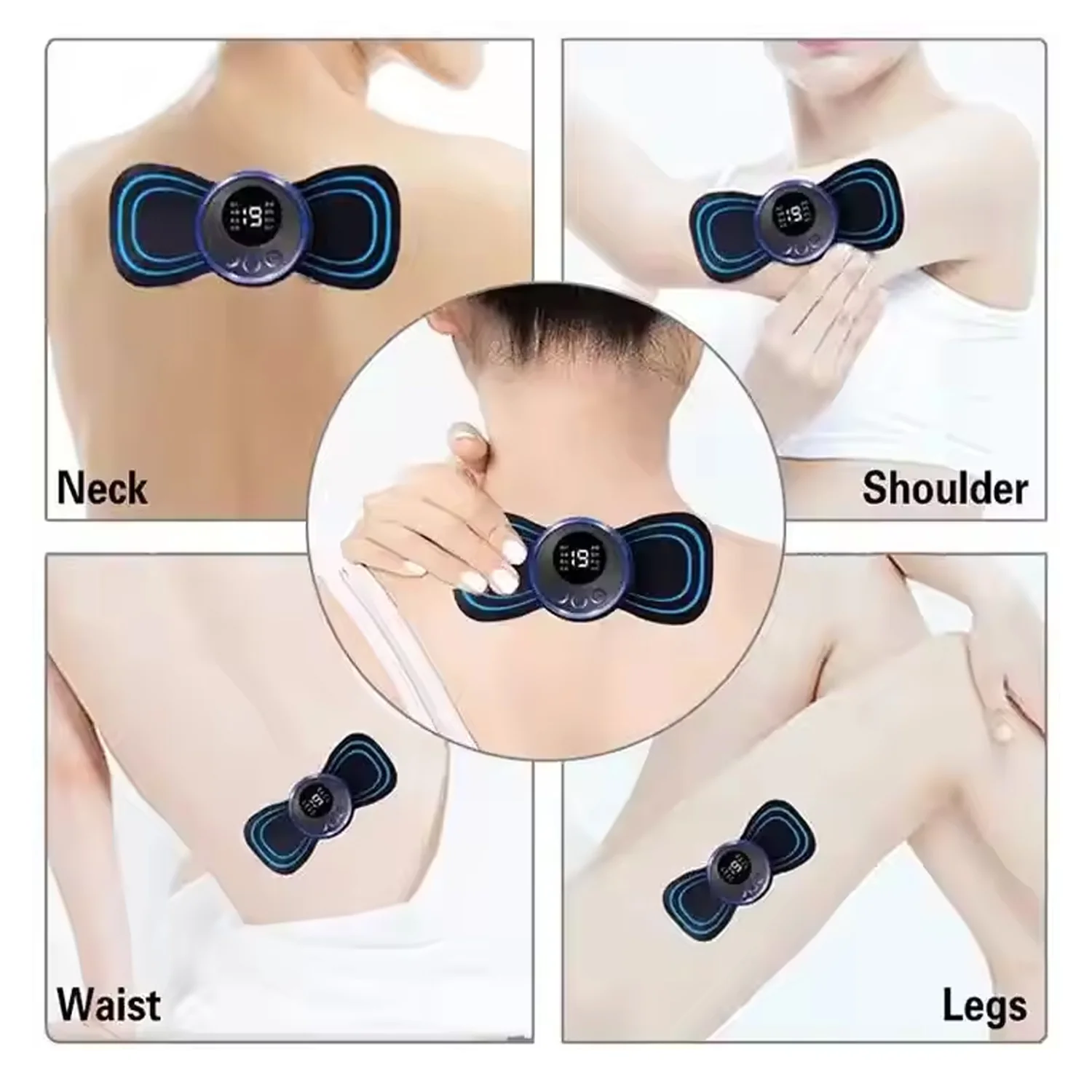 Butterfly Electric Neck Massager Cordless Full Body Massage Remote Controller (1 Pc) - Image 4