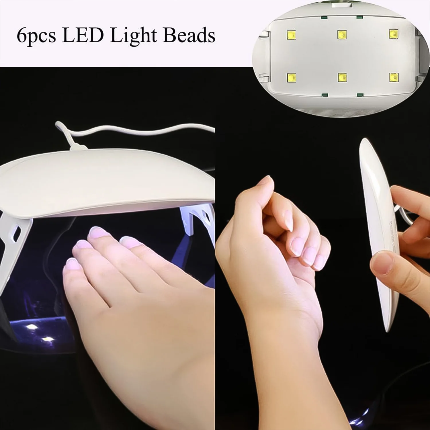 UV LED Lamp Nail Dryer Mini Portable Nail Lamp Professional  (1 Pc) - Image 10