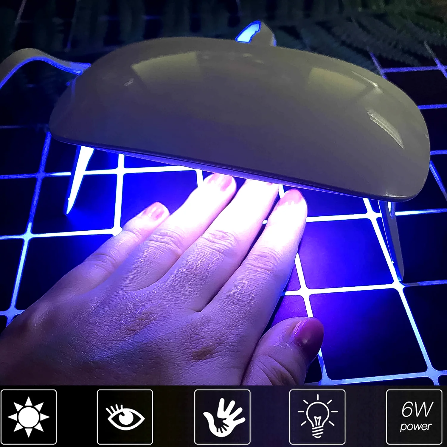 UV LED Lamp Nail Dryer Mini Portable Nail Lamp Professional  (1 Pc) - Image 11