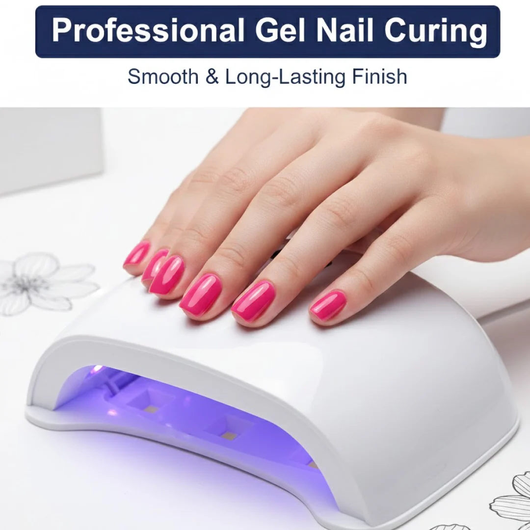 UV LED Lamp Nail Dryer Mini Portable Nail Lamp Professional  (1 Pc) - Image 2