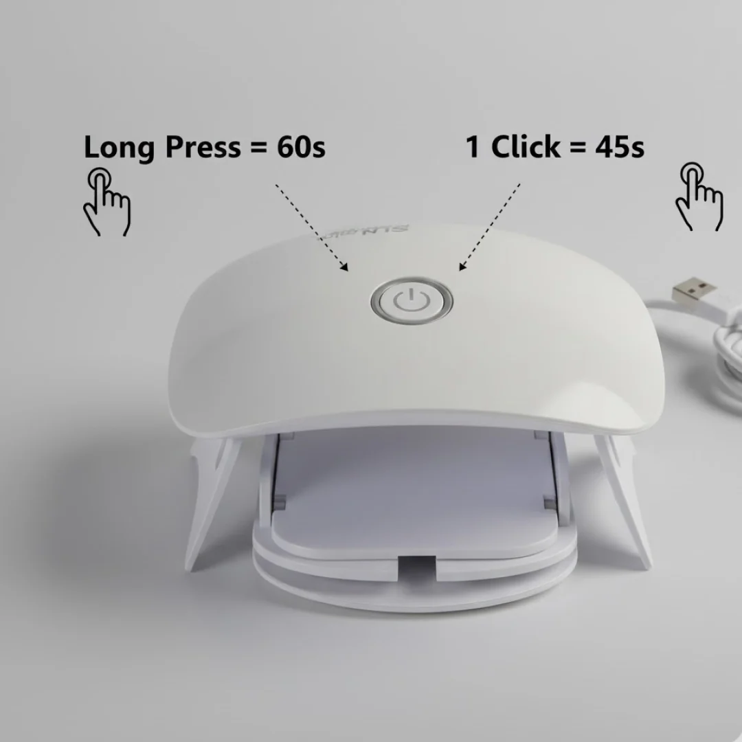 UV LED Lamp Nail Dryer Mini Portable Nail Lamp Professional  (1 Pc) - Image 6