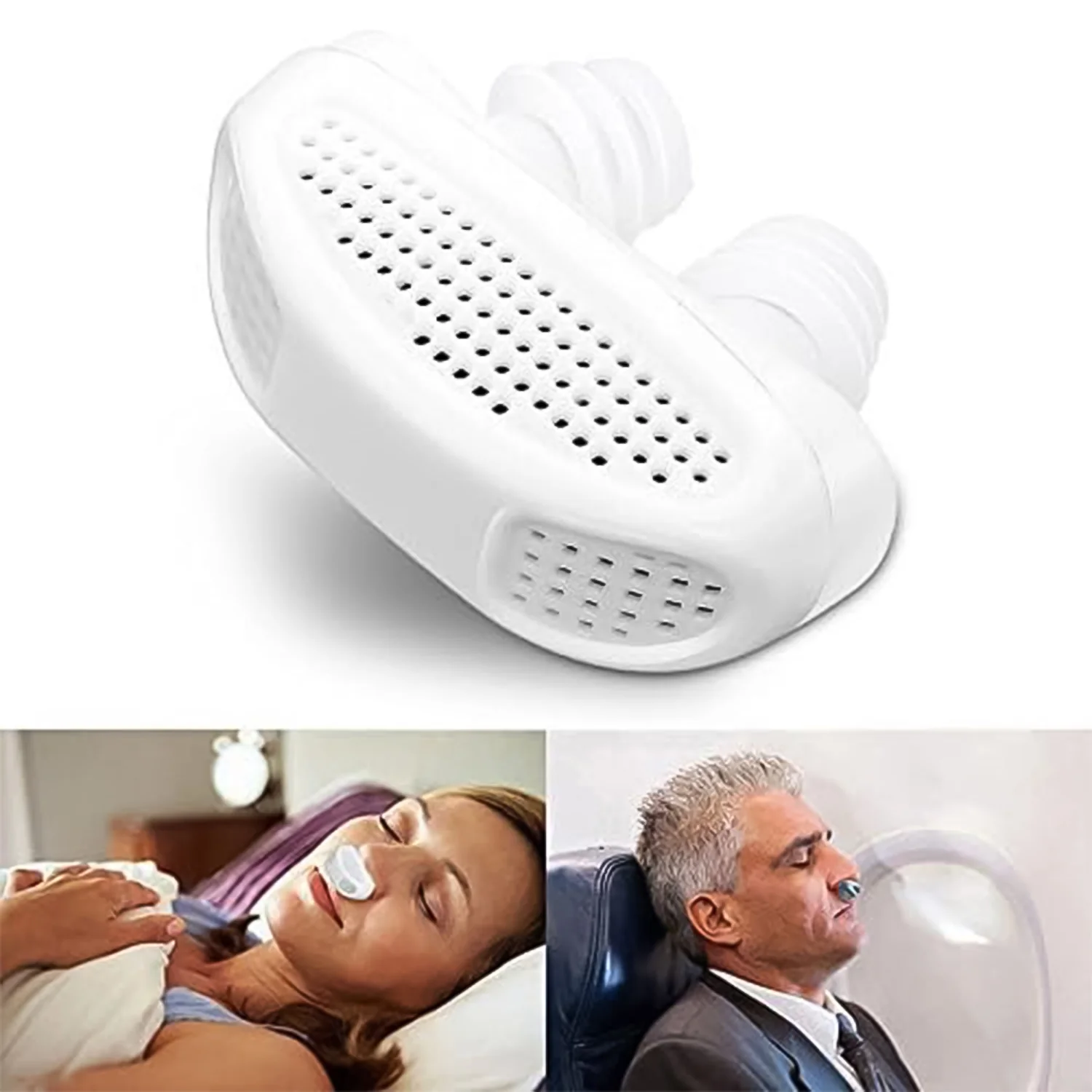 2 in 1 Anti-Snoring & Air Purifier Nose Clip Device (1 Pc / With Plastic Case) - Image 4