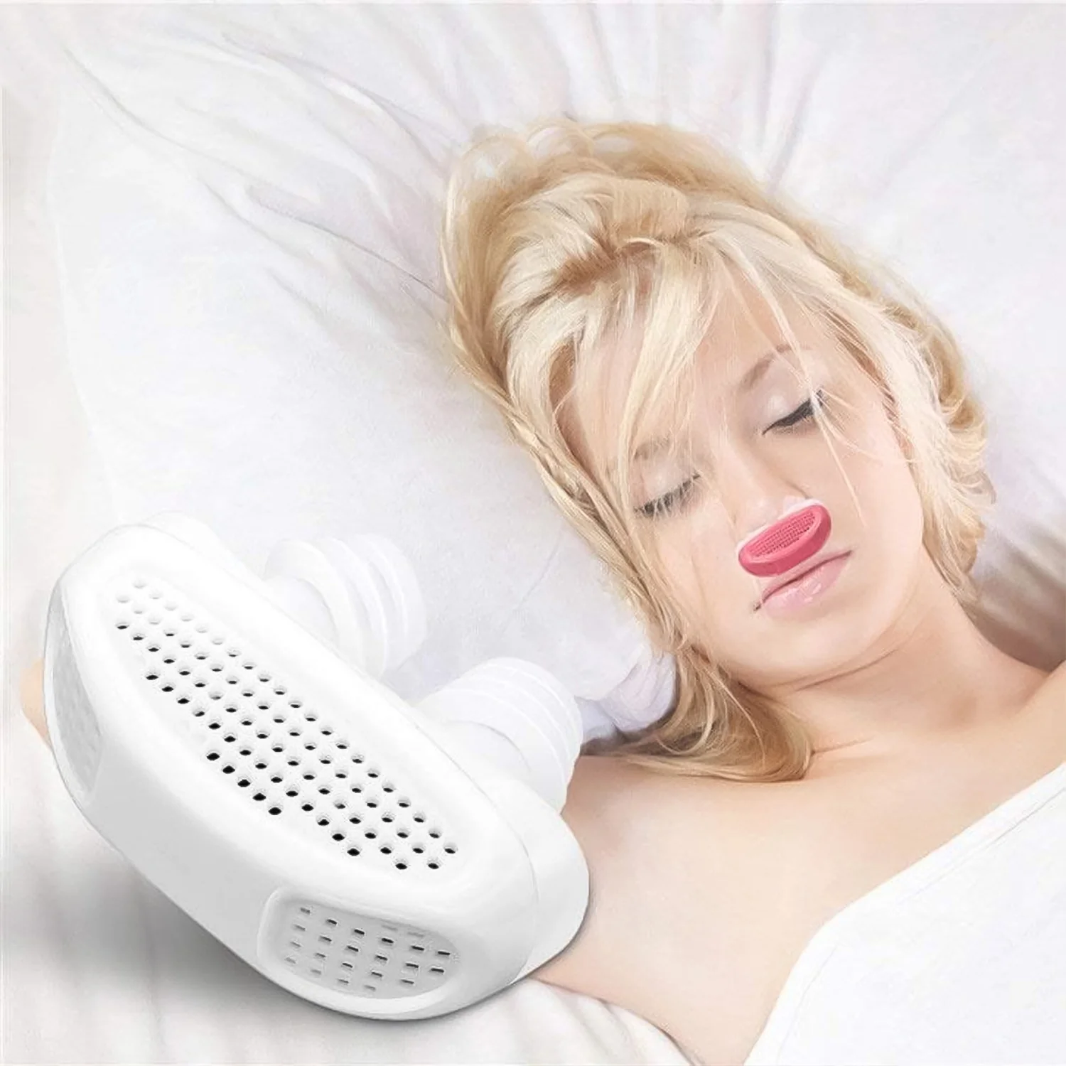 2 in 1 Anti-Snoring & Air Purifier Nose Clip Device (1 Pc / With Plastic Case) - Image 6