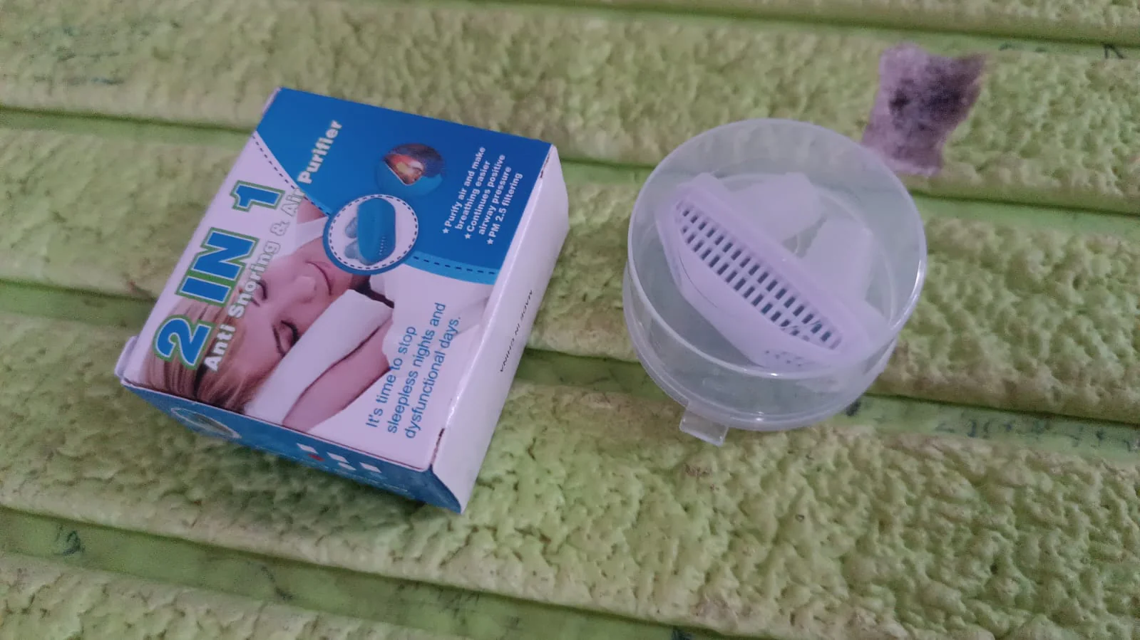 2 in 1 Anti-Snoring & Air Purifier Nose Clip Device (1 Pc / With Plastic Case) - Image 8