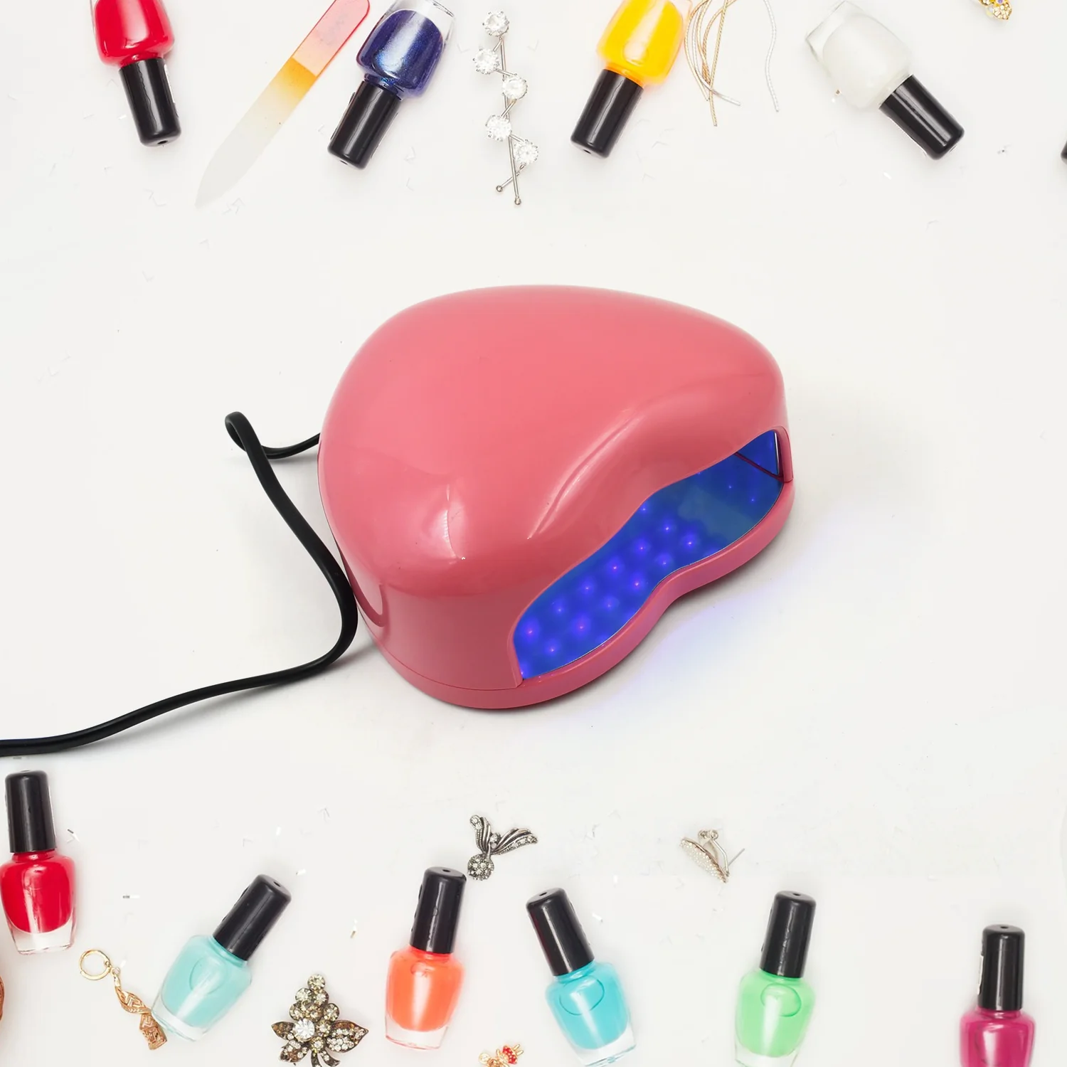LED UV Lamp Nail Dryer Gel Nail Lamp Nail Polish Curing Lamp (1 Pc / Mix Design) - Image 3