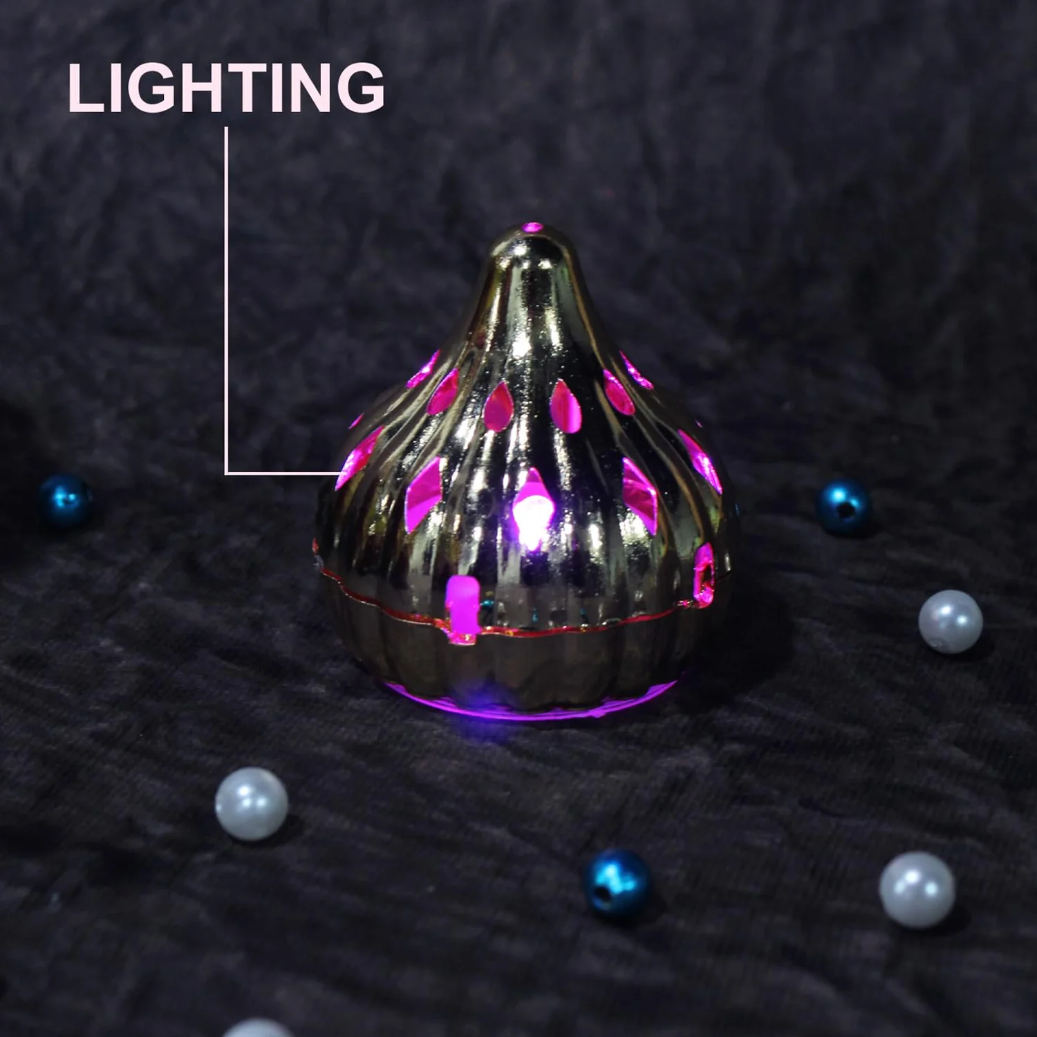 Multicolor Modak Shaped Color Changing LED Light (1 Pc) - Image 4