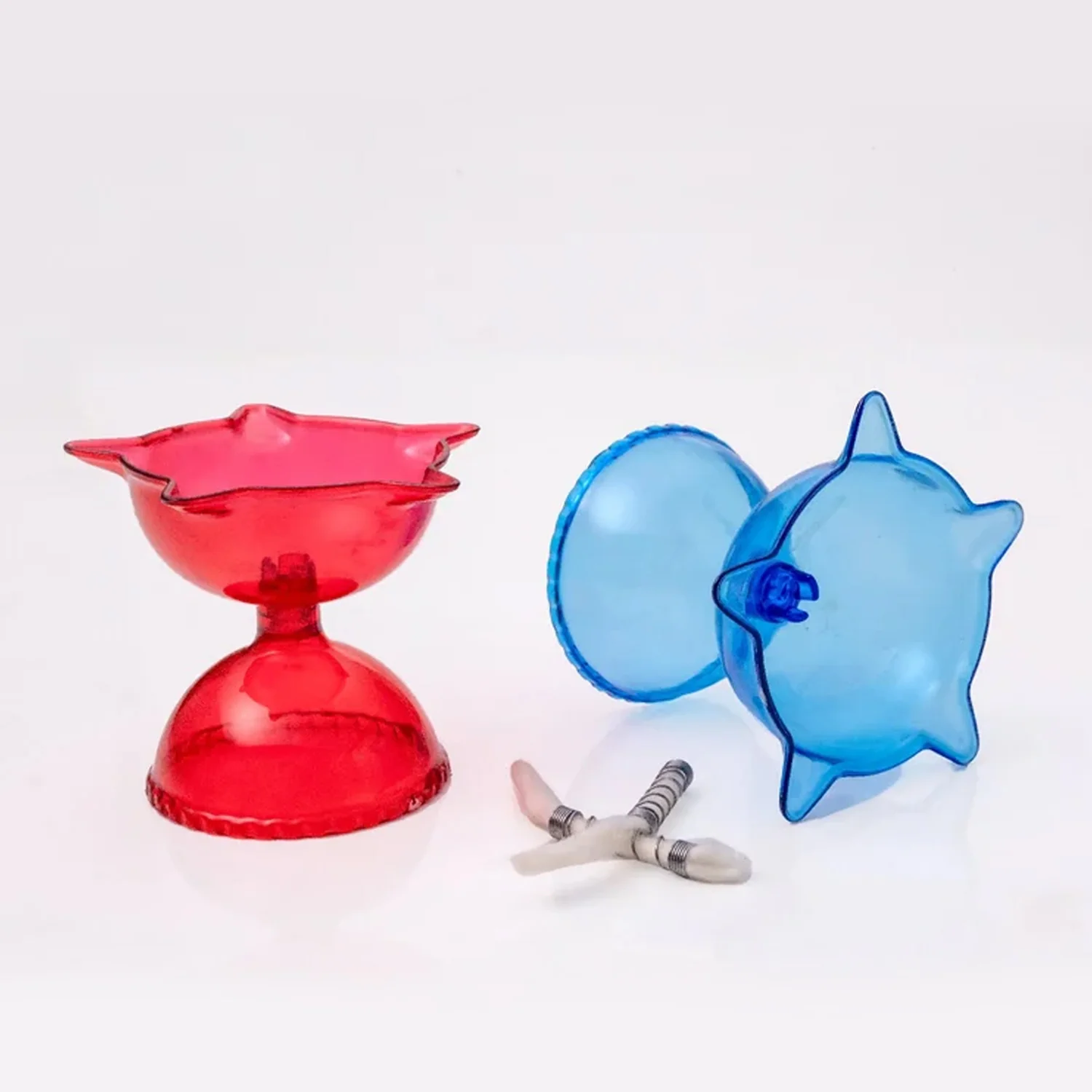 Colourful Reflection Diya Combo Plastic Candle Cup Multi Shape, Diwali (4 Pcs Set) - Image 7