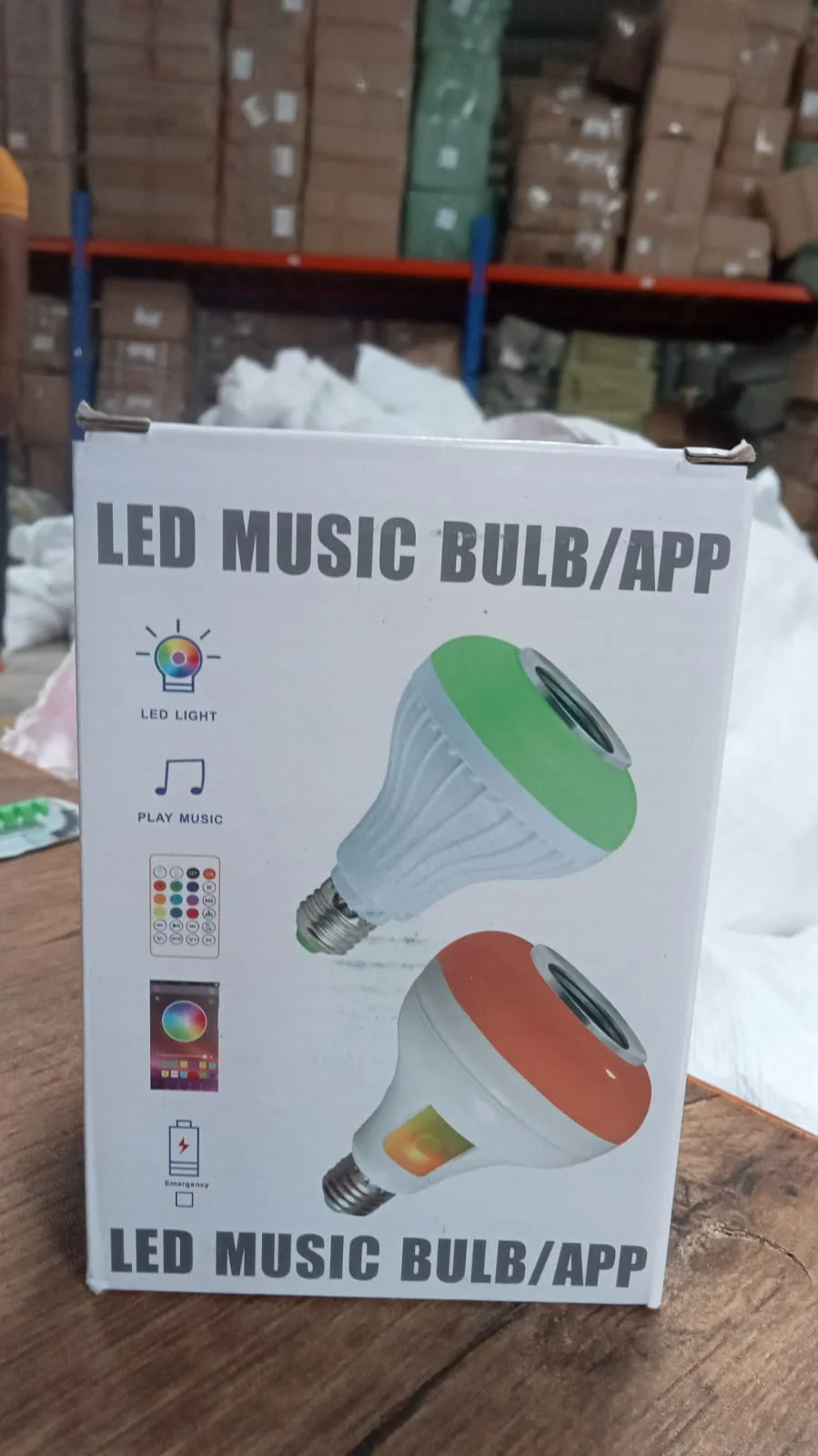 Wireless Bluetooth Sensor 12W Music Multicolor LED Bulb with Remote Controller - Image 7