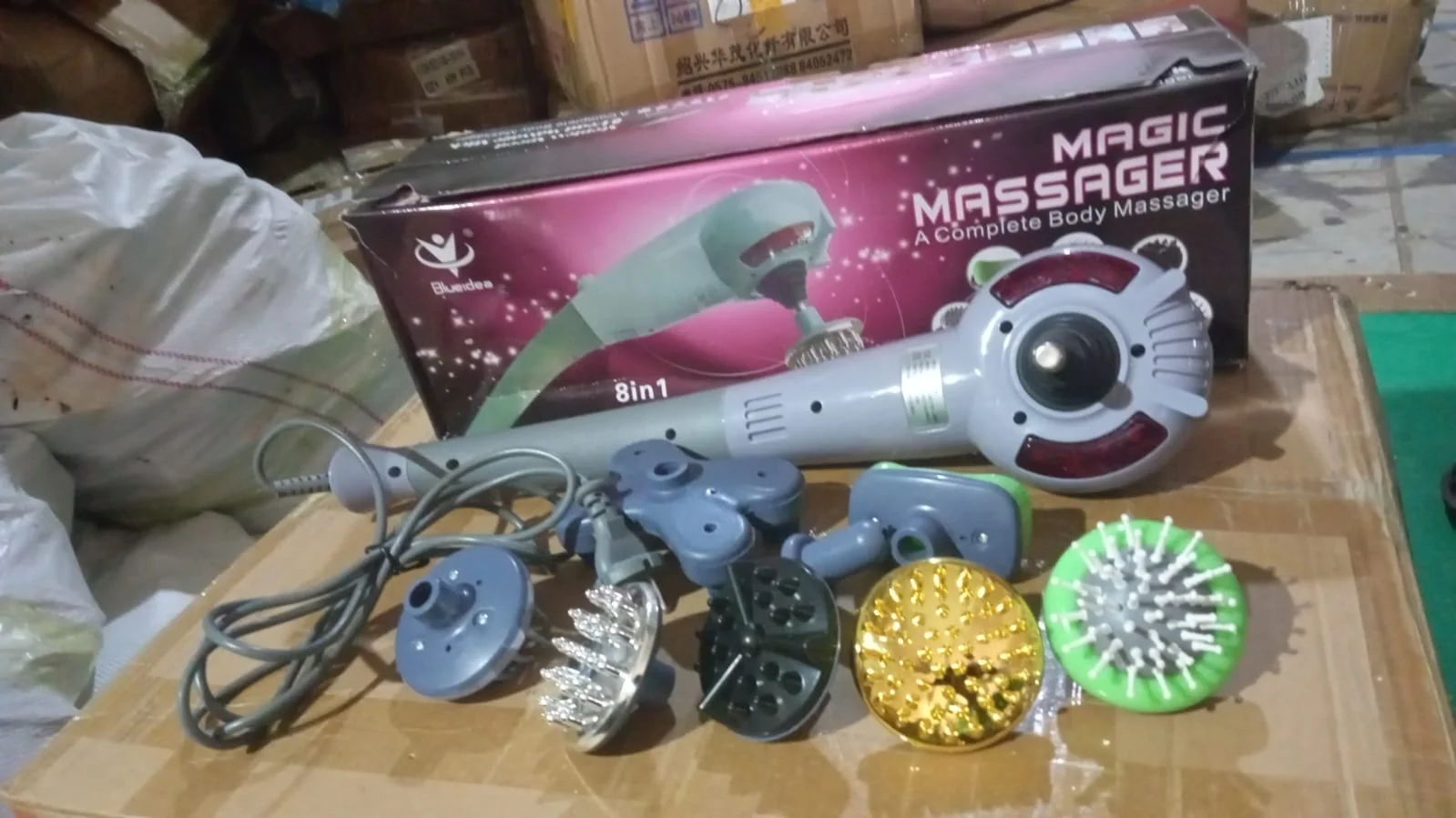 Electric 8 In 1 Full Body Massager, Magic Massager (1 Set) - Image 13