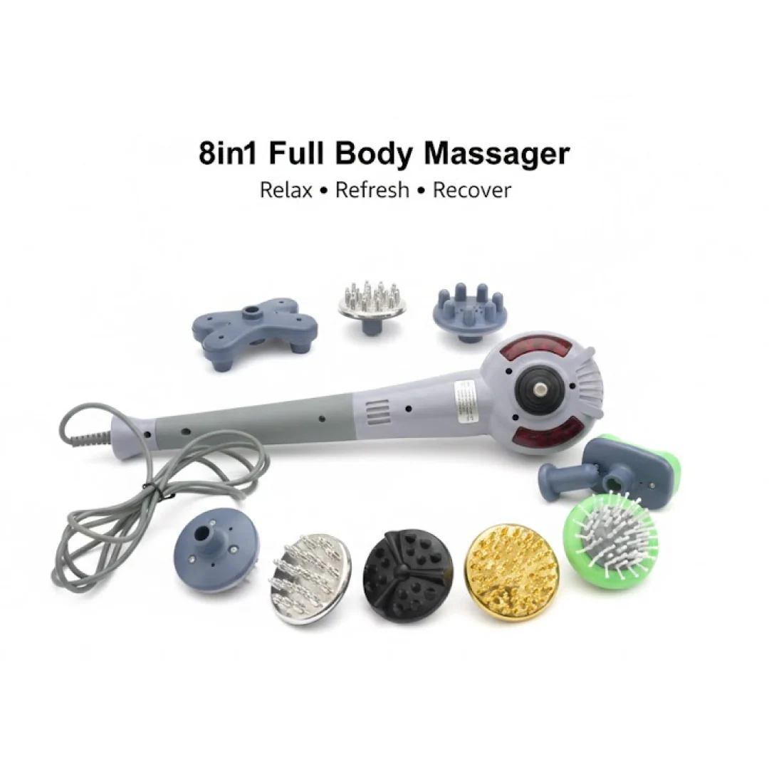 Electric 8 In 1 Full Body Massager, Magic Massager (1 Set) - Image 5