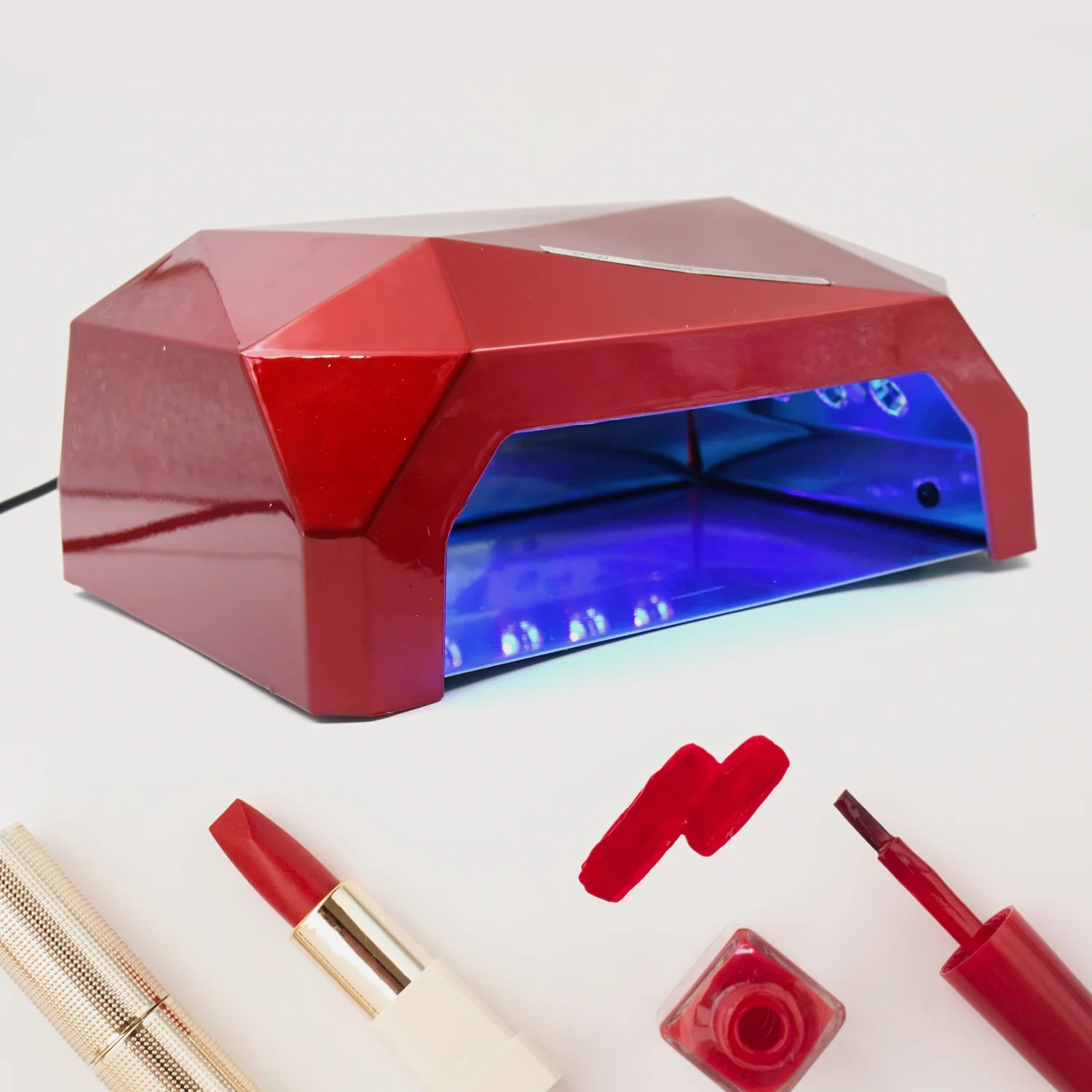 36W LED Nail Dryer, Curing Nail Polish UV Gel Diamond Shaped Nail Dryers (1 Pc) - Image 7