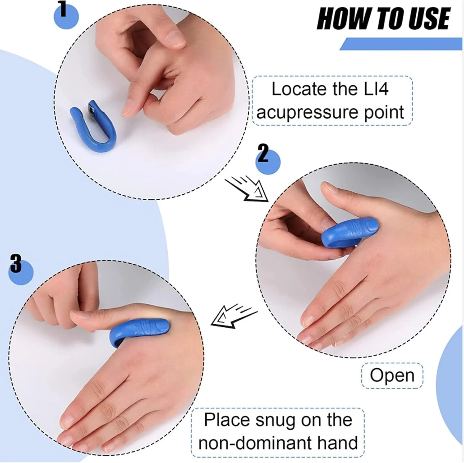 Acupressure Hand Clip Sugar Control Pressure Point Therapy Tool 1 Pc - Image 9