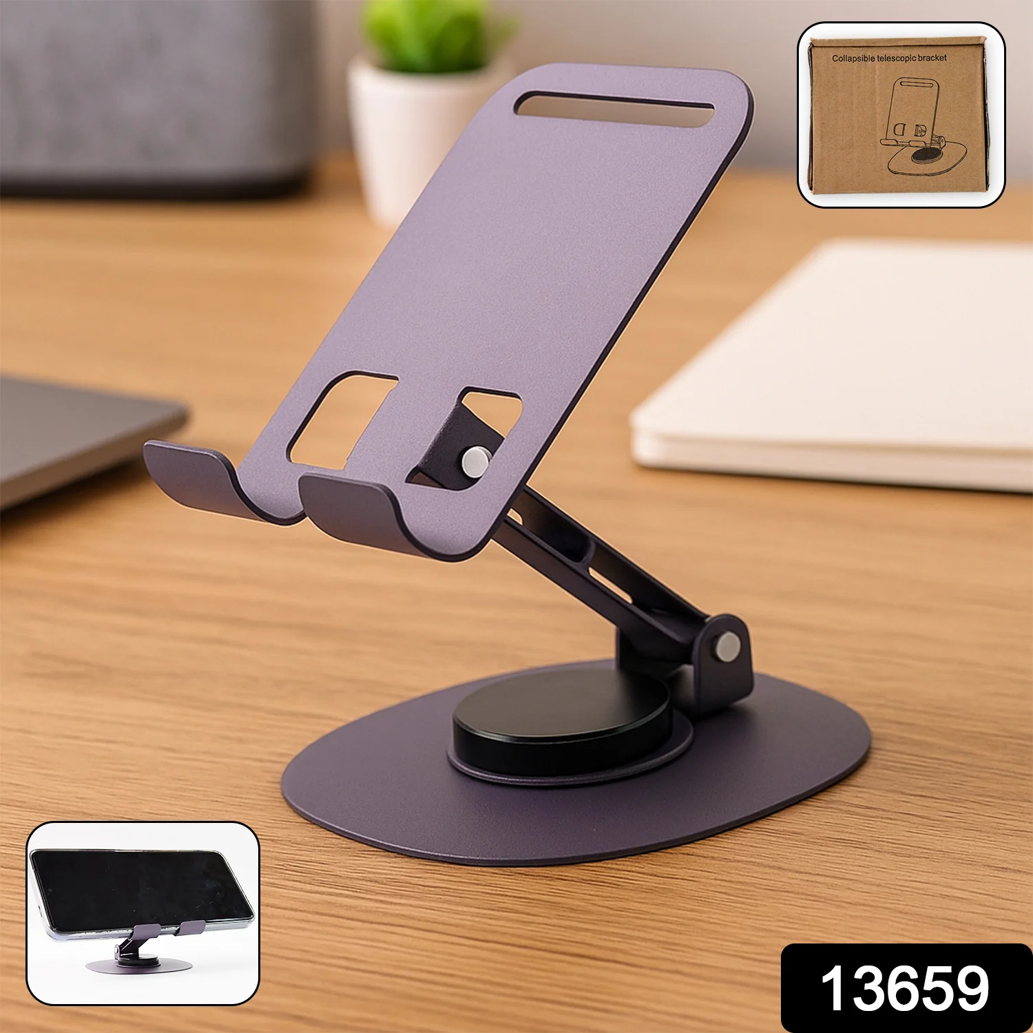 Mobile Stand Foldable & 360° Rotatable Mobile Stand (1 Pc) - Image 2