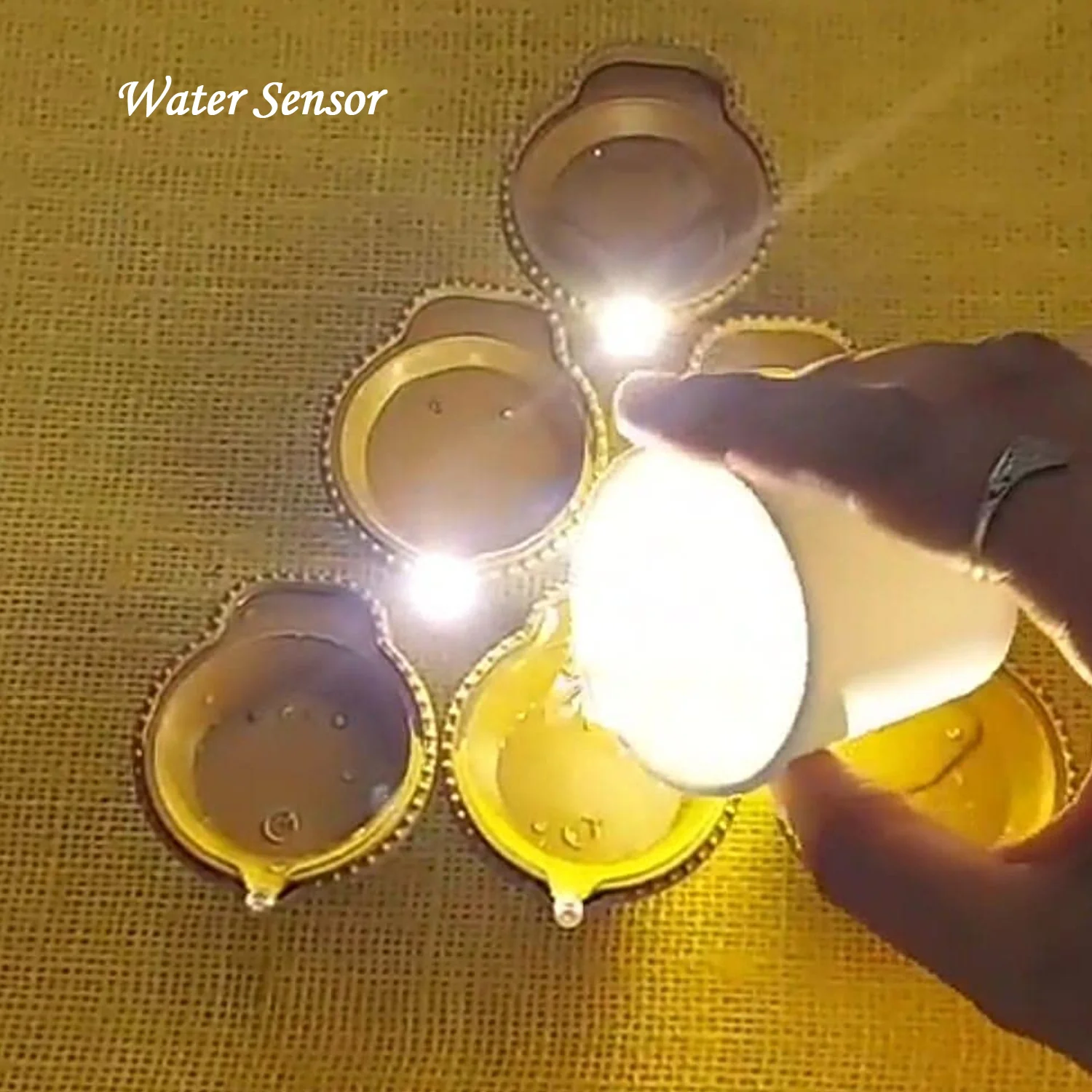 Water Sensor Diyas for Diwali Decoration, Diwali (12 Pcs Set) - Image 8