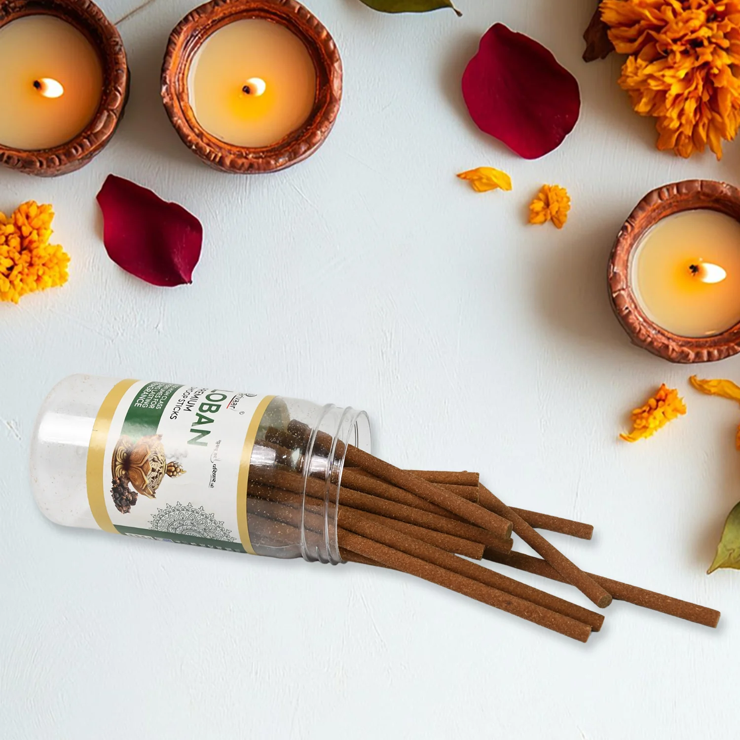 Sticks Home, Office, Religious Ceremonies, Meditation and Pooja (100 gm/ mix/ 1pc) - Image 4