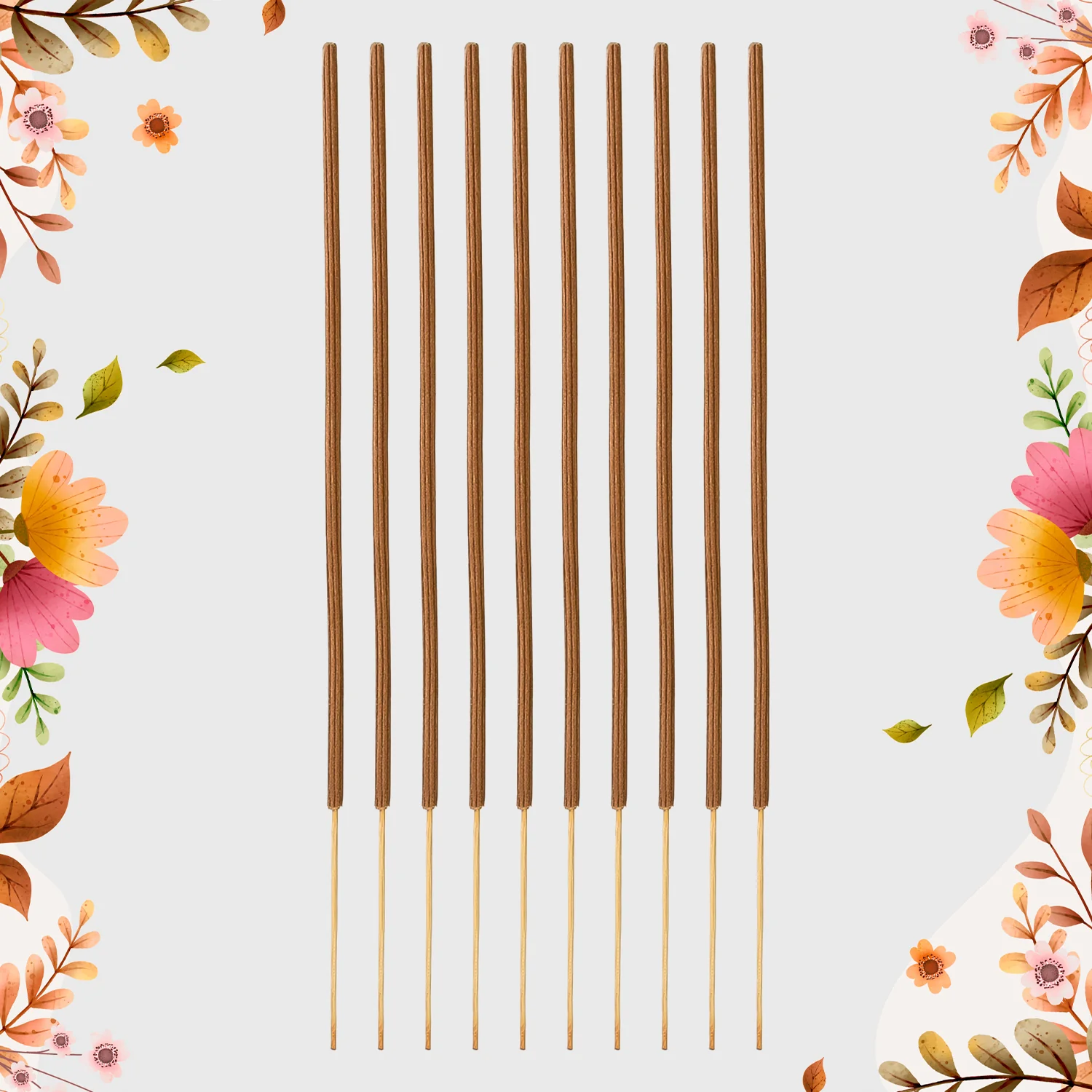 Premium Incense Sticks / Agarbatti for Everyday Use for Home, Office, Meditation and Pooja for Puja, &amp; Other Festive Occassions, Agarbatti (10 Pcs Sticks / 40 Cm / Stand not included / Mix Flavor) - Image 4