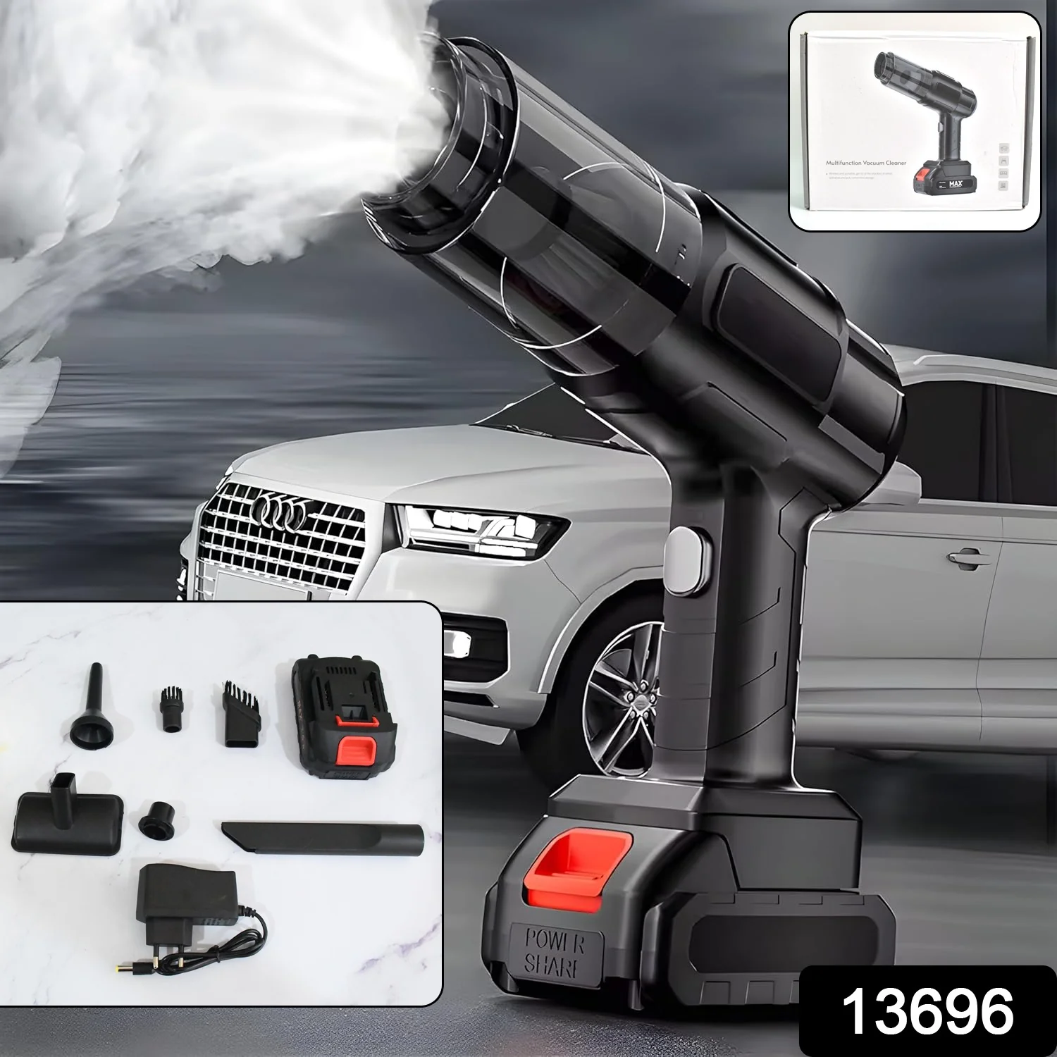 Multifunction 240V Wireless Handheld Vacuum Cleaner (1 Set) - Image 2