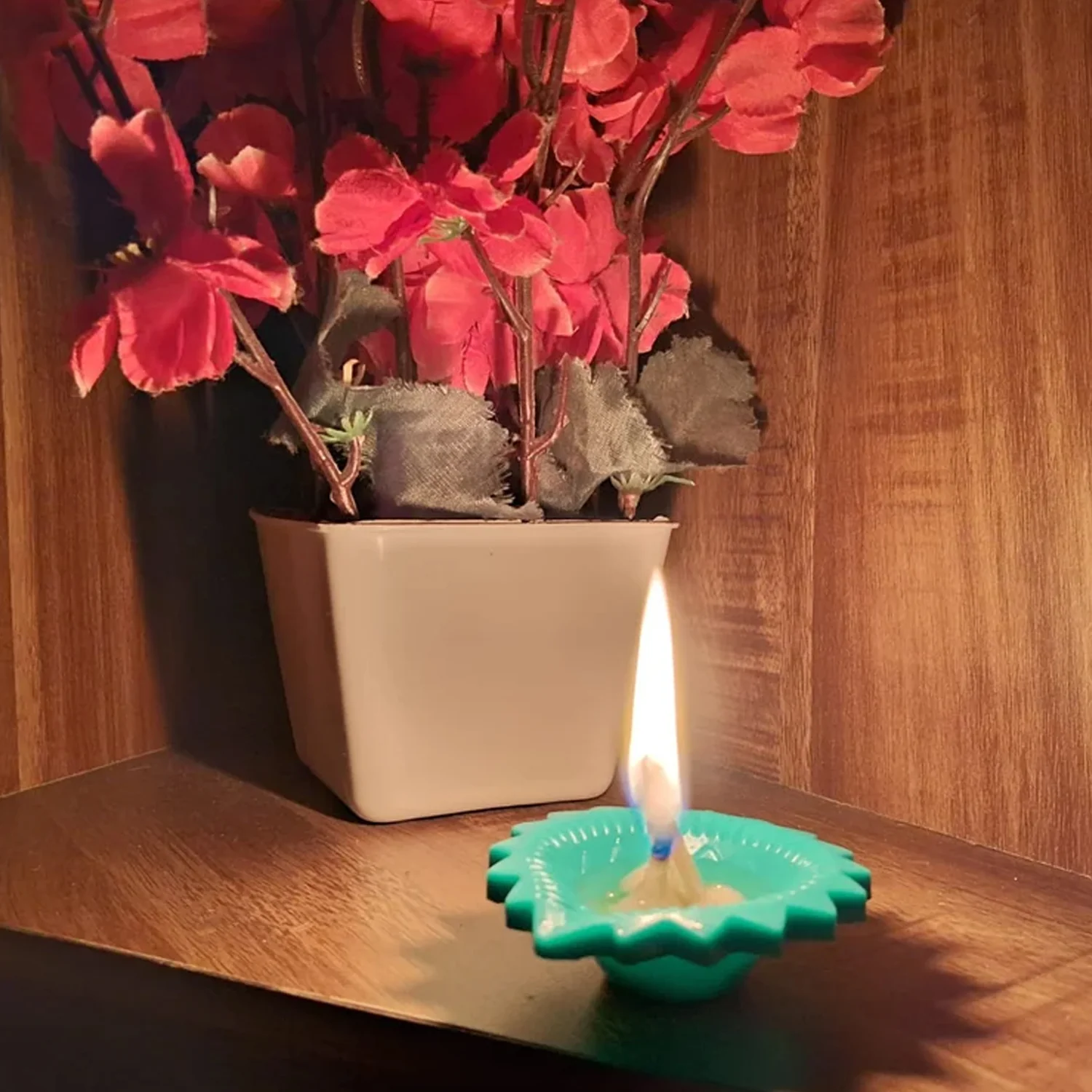 Silicone Diya Diwali Attractive Design Colourful Diya Combo, (Mix Design /1 Pc) - Image 8
