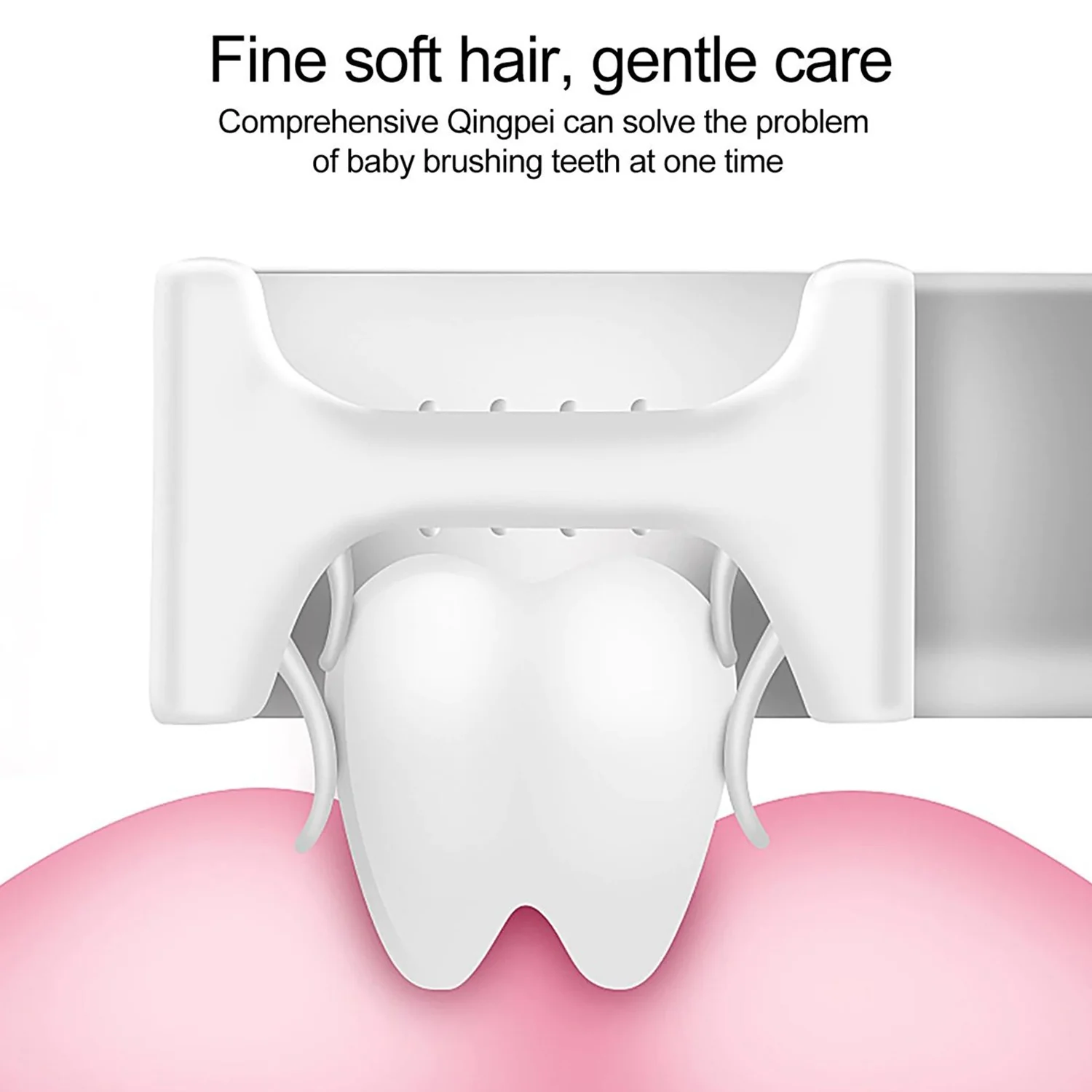 Star / U-Shape Silicone Manual Toothbrush (1 Pc) - Image 3