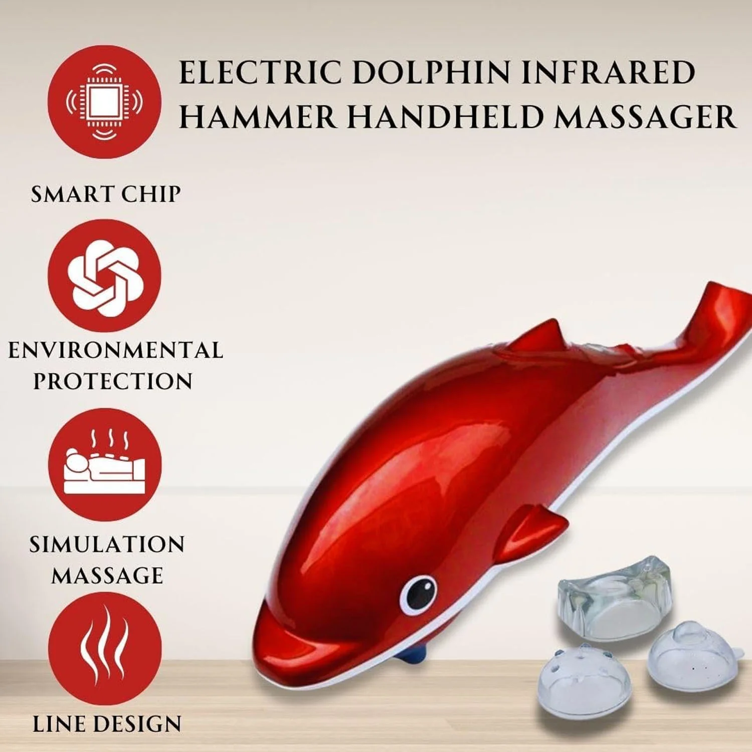 Electric Dolphin Handheld Massager (1 Pc) - Image 7