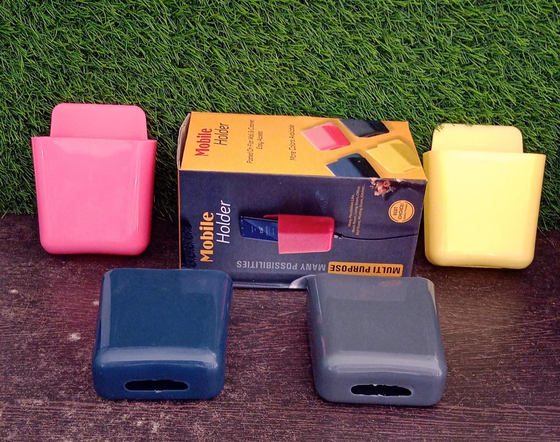 Wall Mounted Storage Case with Mobile Phone Charging Port Plug Holder - Pack of 4 Pcs - Image 12