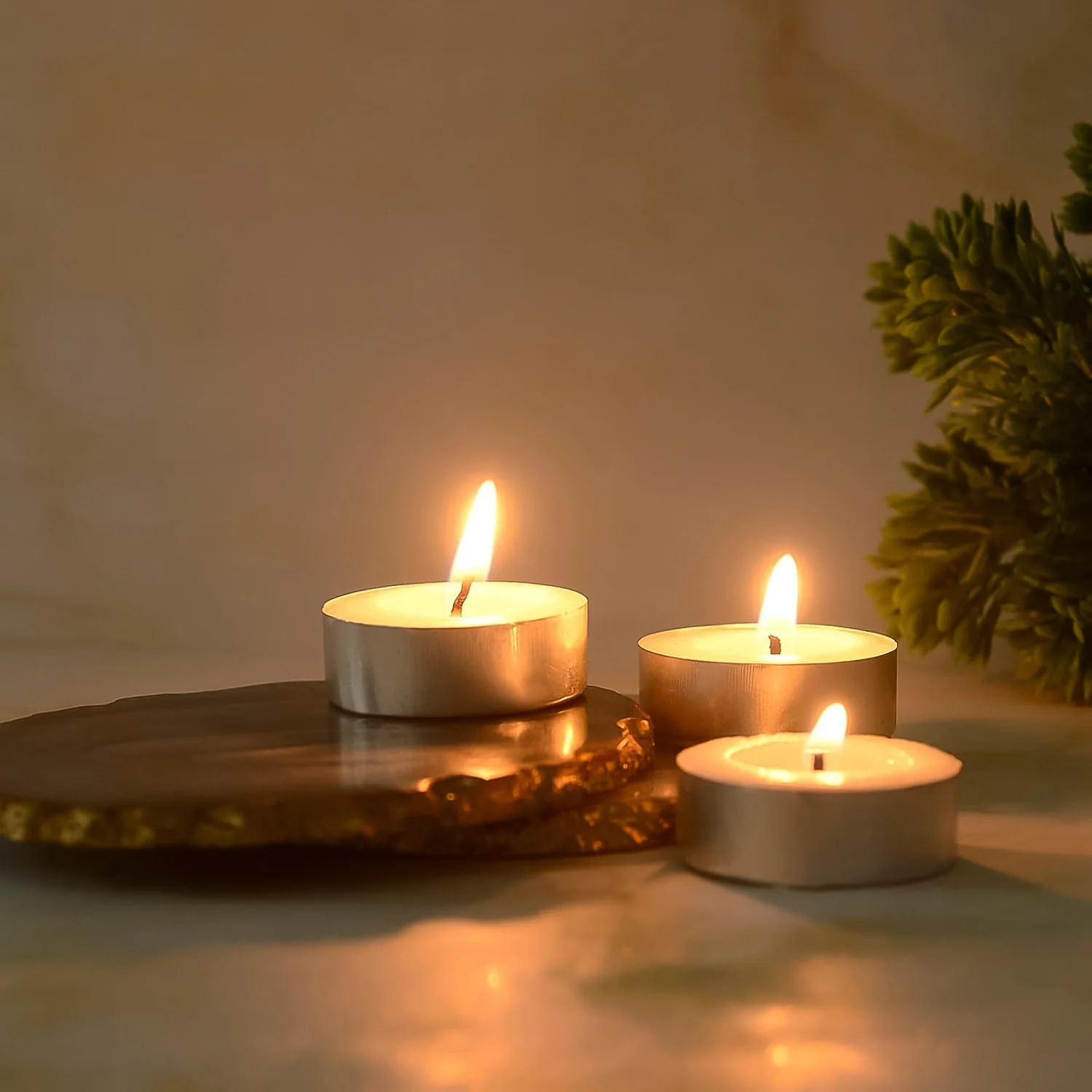 Tealight Candles Set, Smokeless Candles, Diwali (50 Pcs set) - Image 3