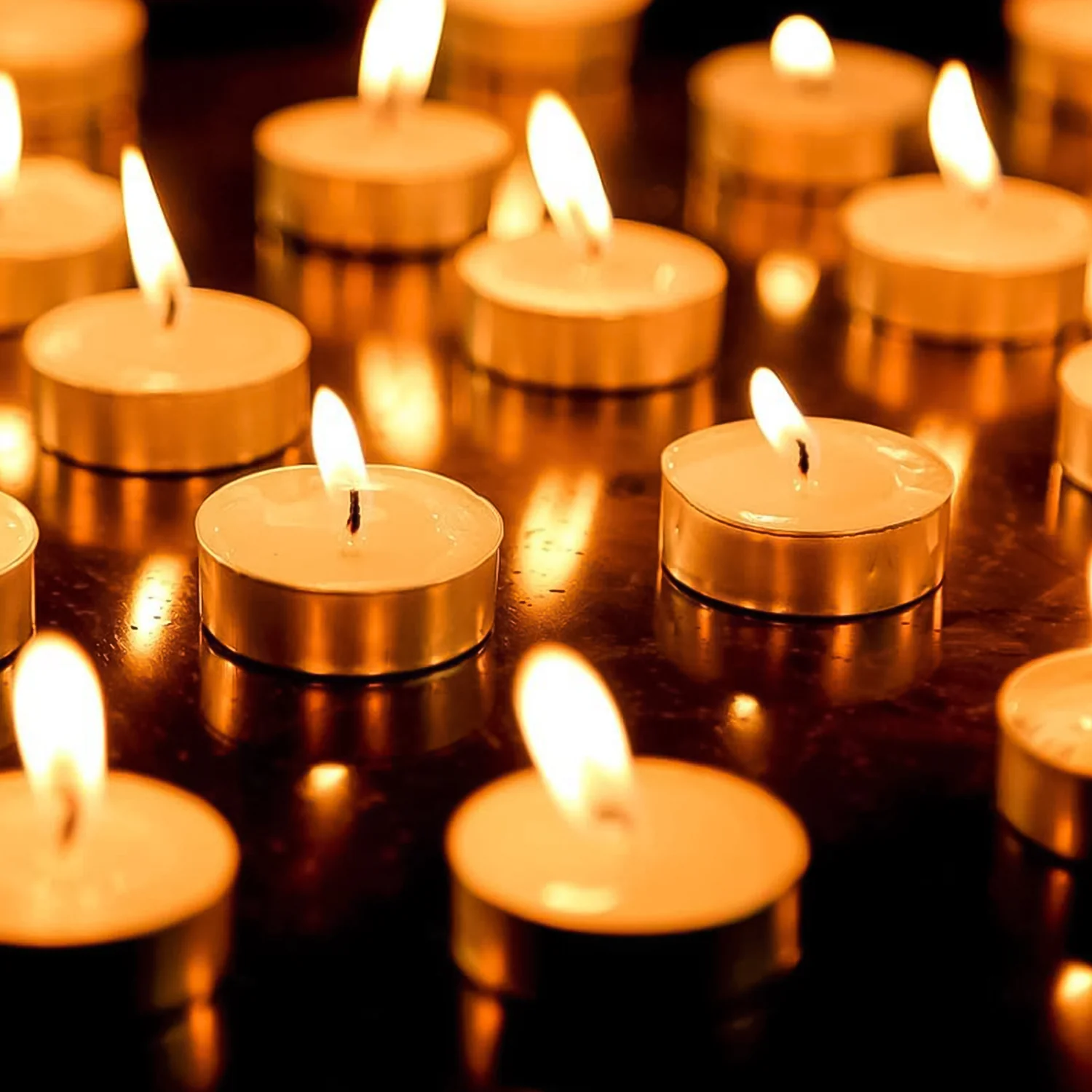 Tealight Candles Set, Smokeless Candles, Diwali (10 Pcs set) - Image 3
