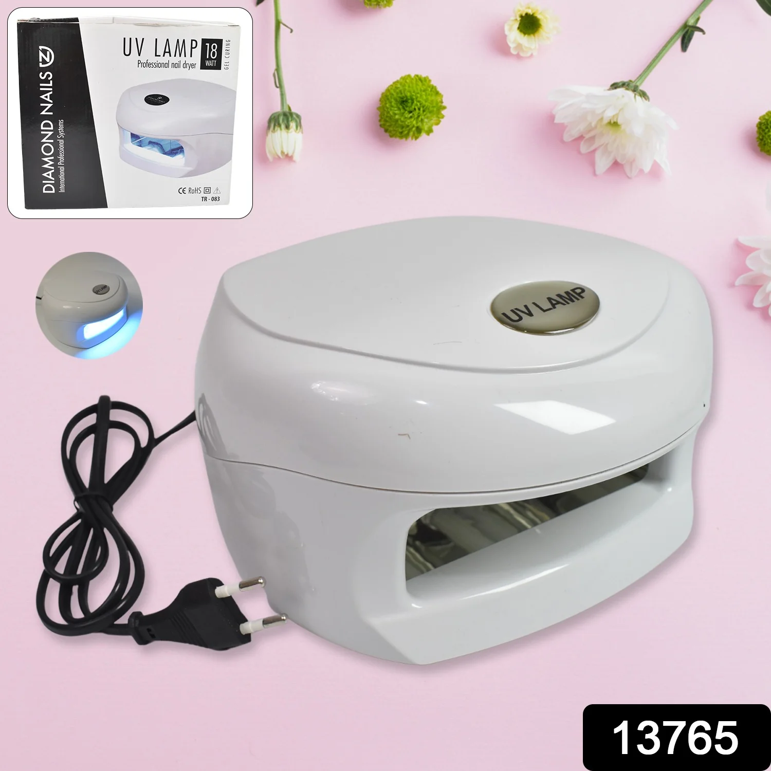 18W LED UV Lamp Nail Dryer Gel Nail Lamp Nail Polish Curing Lamp (1 Pc) - Image 2