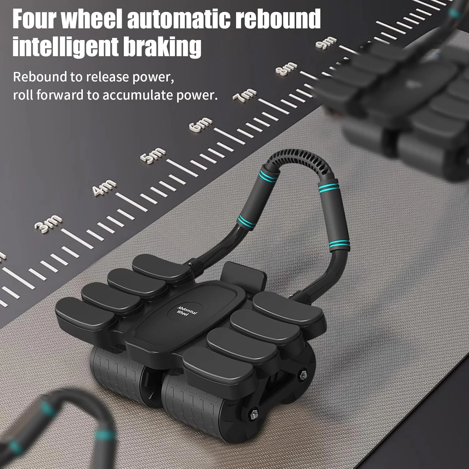 Automatic Rebound Abdominal Wheel with 8 Elbow Supports (1 Pc) - Image 7