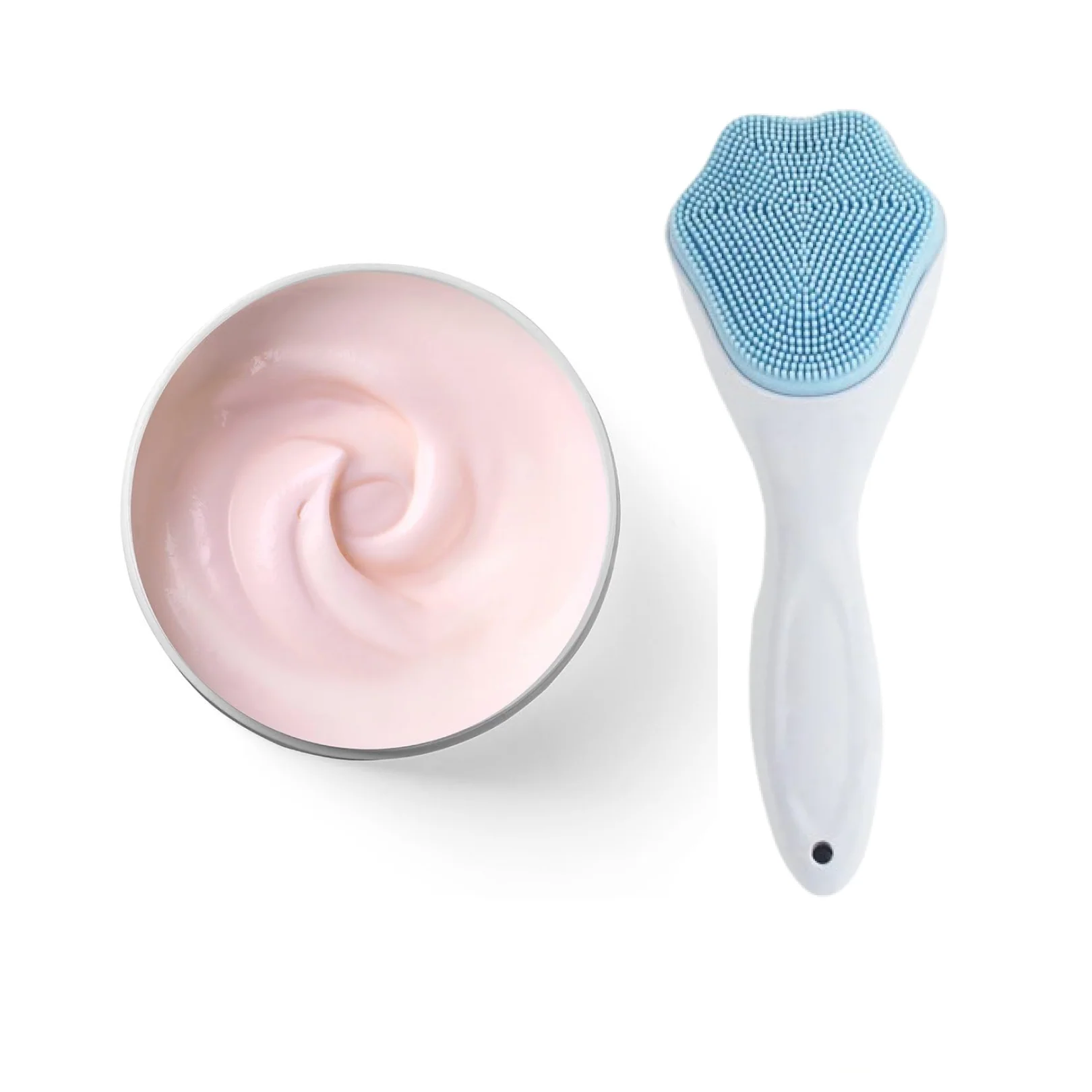 Silicone Face Scrubber Exfoliating Brush, Manual Handheld Facial Cleansing (1 Pc) - Image 10