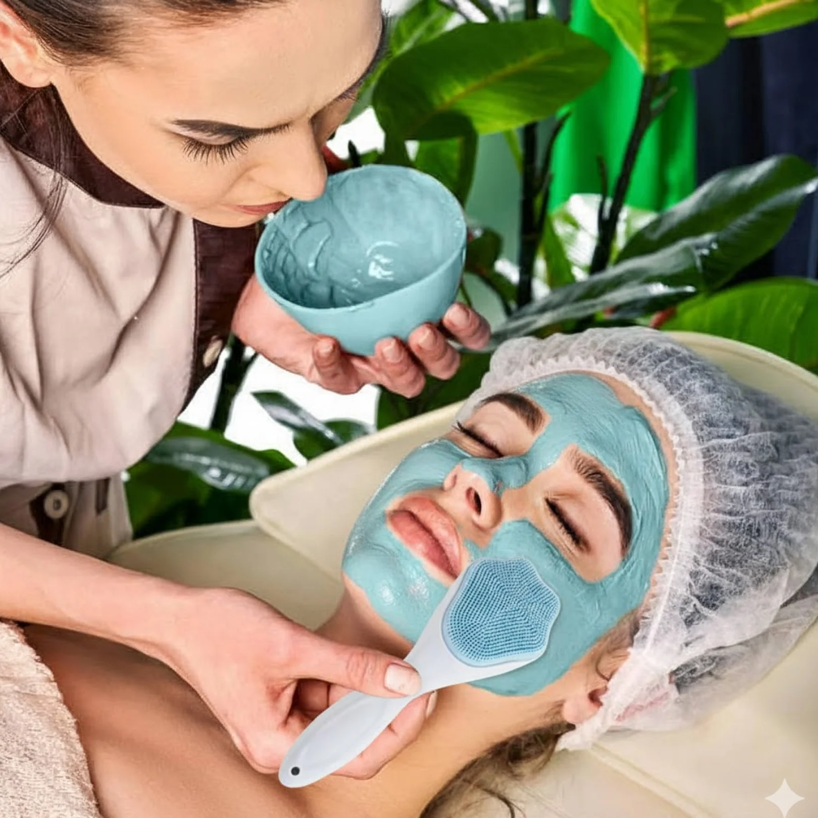 Silicone Face Scrubber Exfoliating Brush, Manual Handheld Facial Cleansing (1 Pc) - Image 9