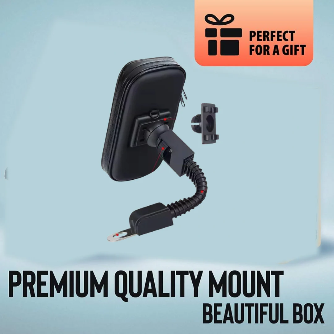 Phone Holder Case Weather Resistant Bike Mount (1 Pc) - Image 2