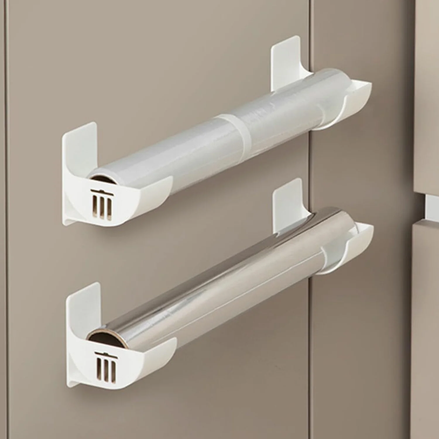 Trash Bag Holder, Wall Mounted Trash Bags Storage Rack (1 Pair) - Image 3