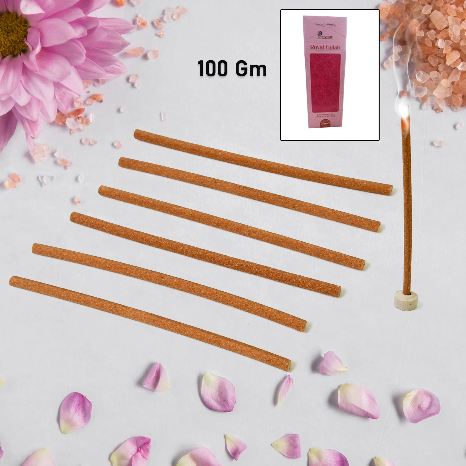 Premium Incense Sticks / Agarbatti (100 Gm / With Stand For Stick/ Mix Flavour) - Image 5