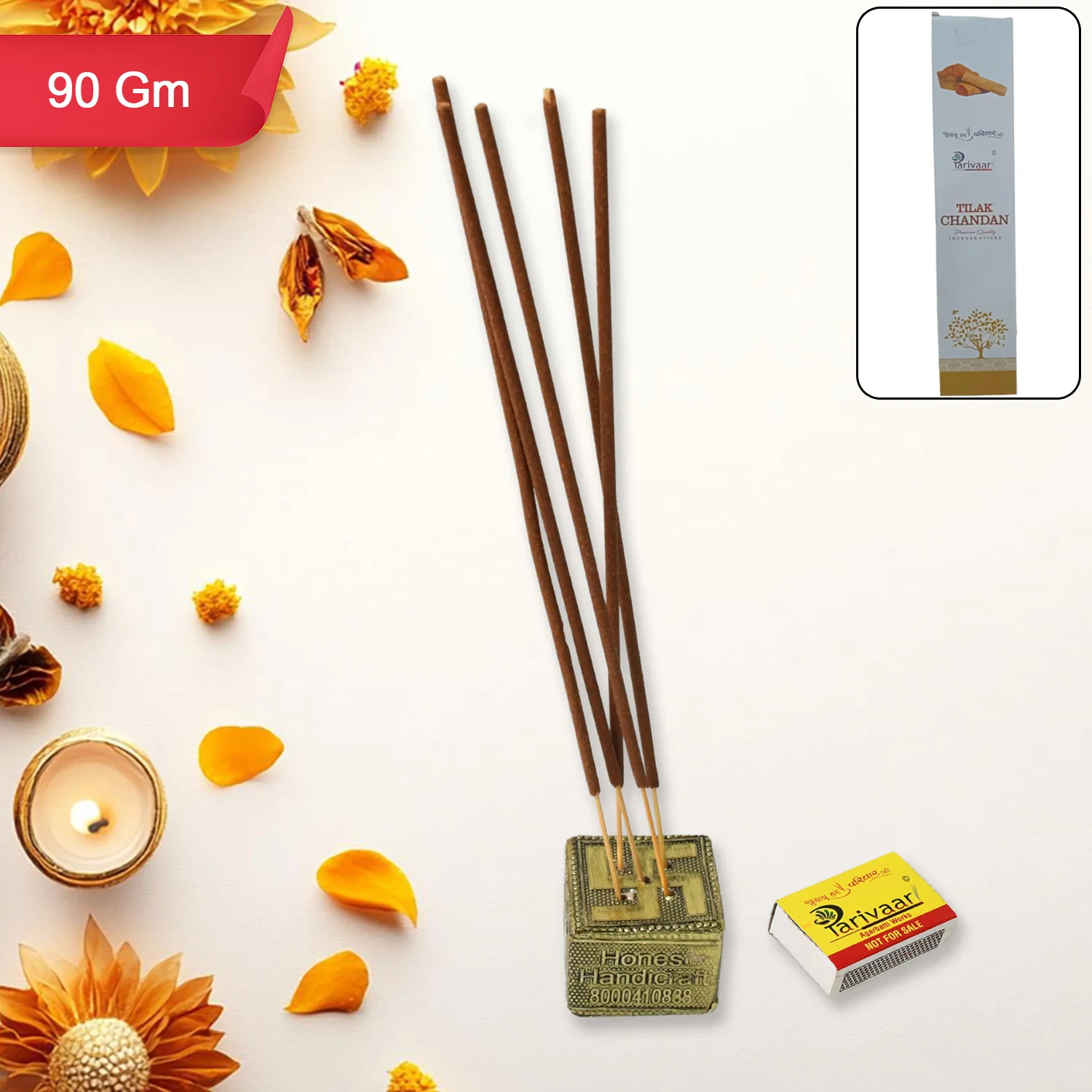 Mix Flavour Incense Sticks / Agarbatti (90 GM With Machis / Mix 1 Packet) - Image 7