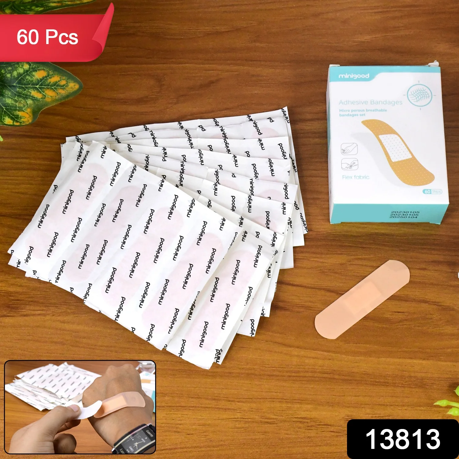 Adhesive Bandages Waterproof Creative Bandage (60 Pcs Set) - Image 2