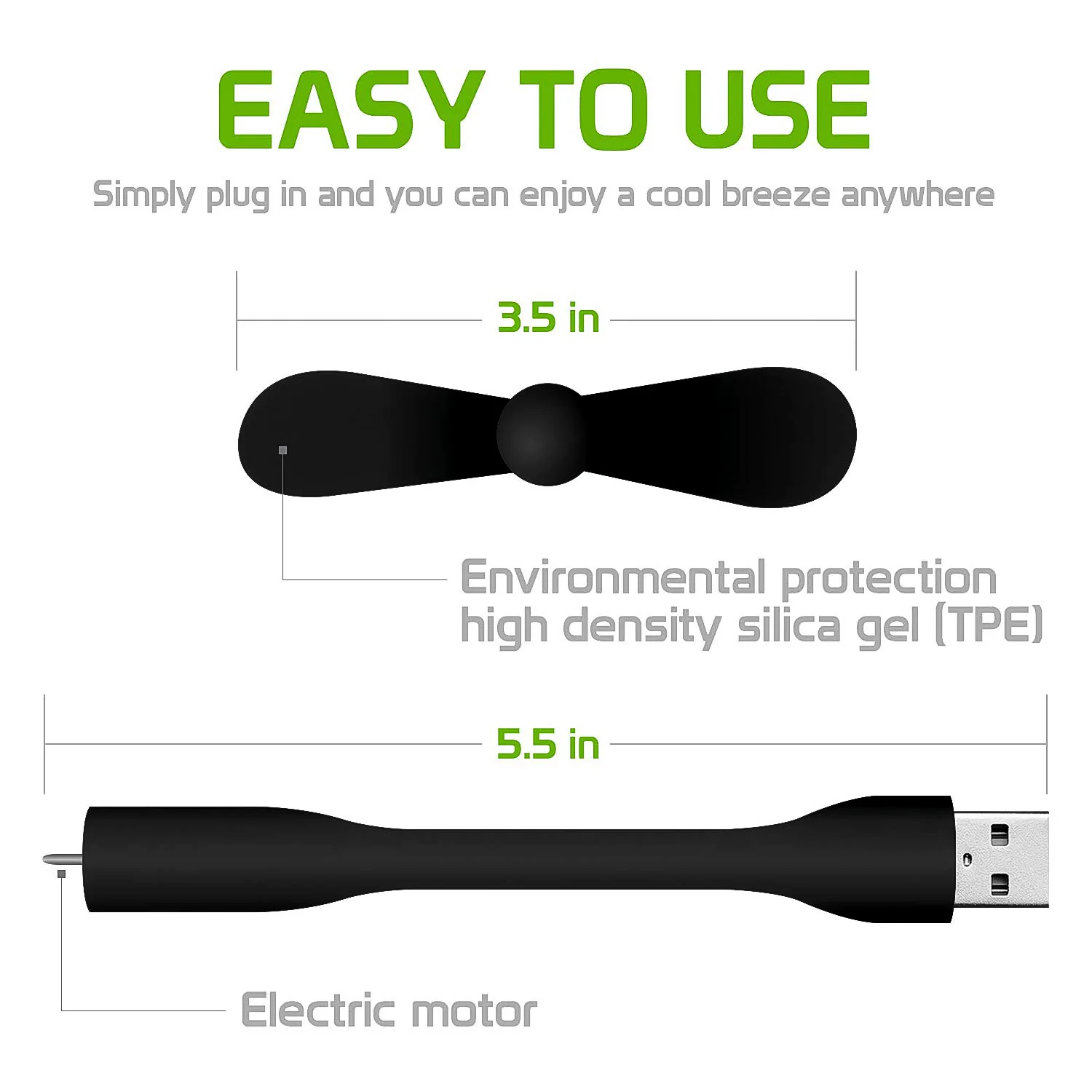 Mini USB Port Fan | Portable Mini USB Fan (1 Pc) - Image 6