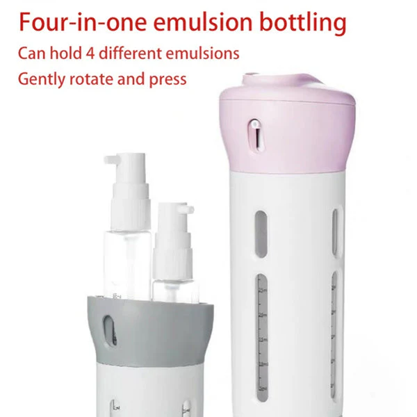 4 in 1 Travel Dispenser Bottle Set Travel Refillable Cosmetic Containers Set - Image 11
