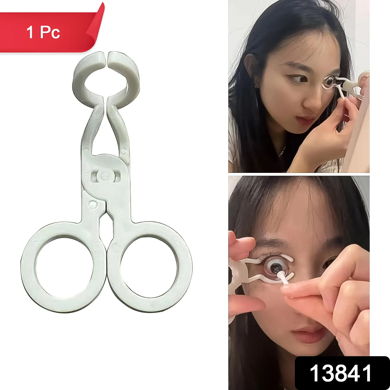 Plastic Ergonomic Women Eye Care Contact Lenses Inserter Remover Tool (1 Pc) - Image 2
