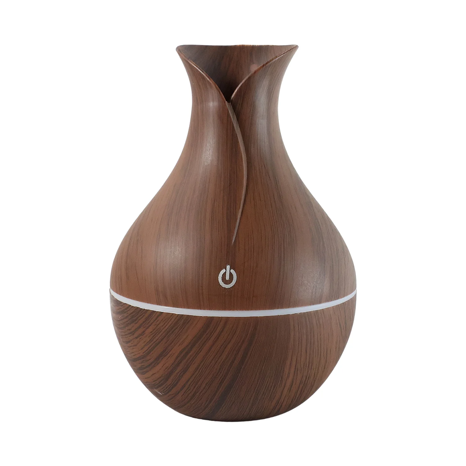 Mini Wooden Vase Pot Diffuser Cool Mist Atomization Humidifier (1 Pc) - Image 5