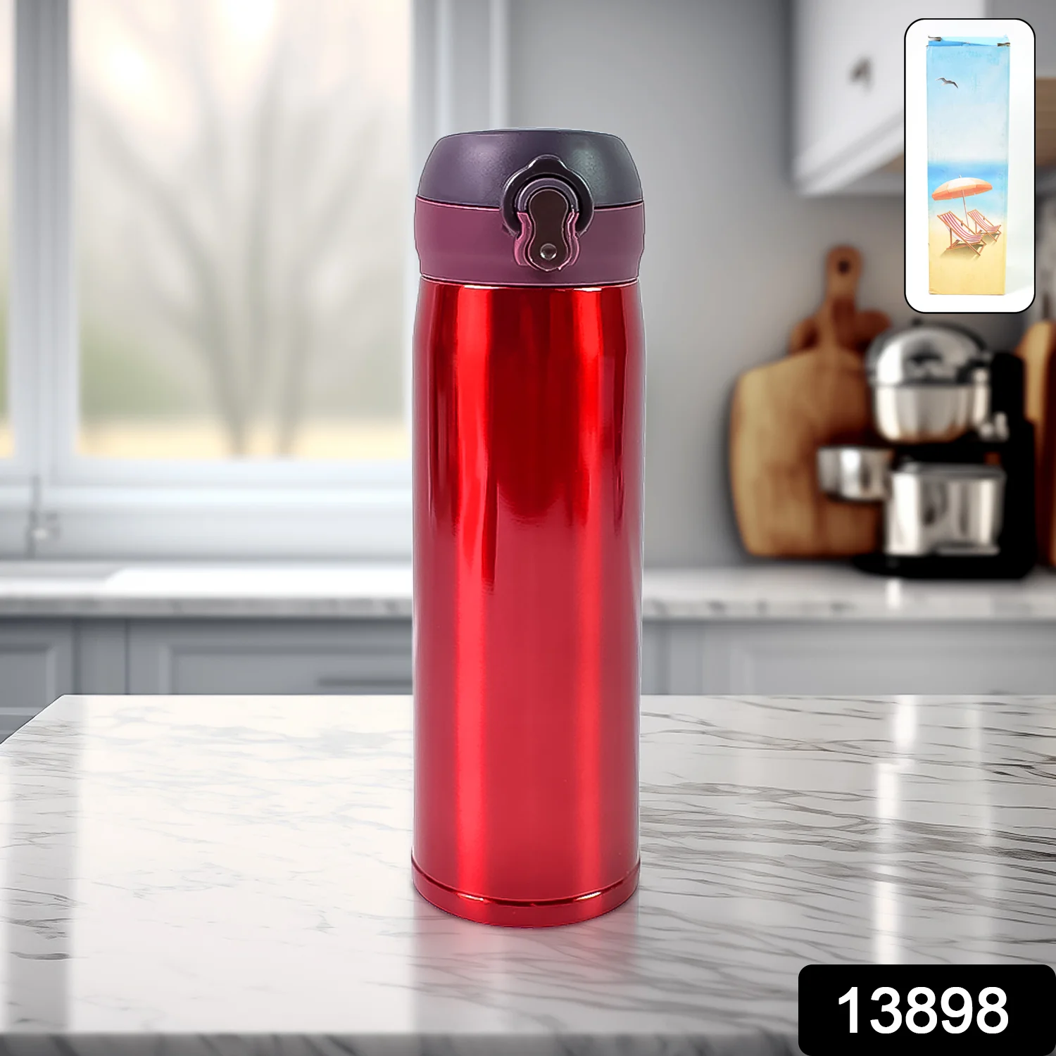 Personalized Stainless Steel Kids Bottle – Vacuum Flask (500 ML) - Image 2