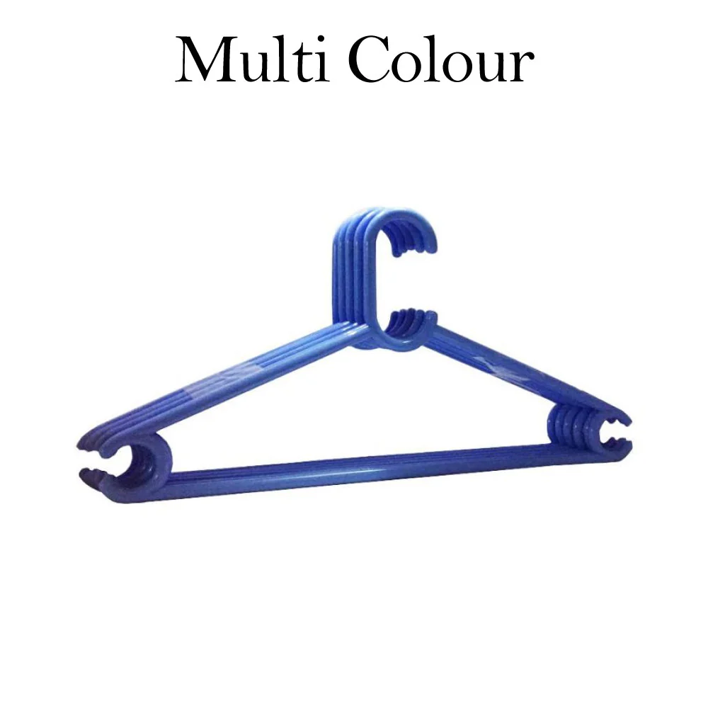 Plastic Clothes Hanger (Set of 6 Pieces) - Image 3