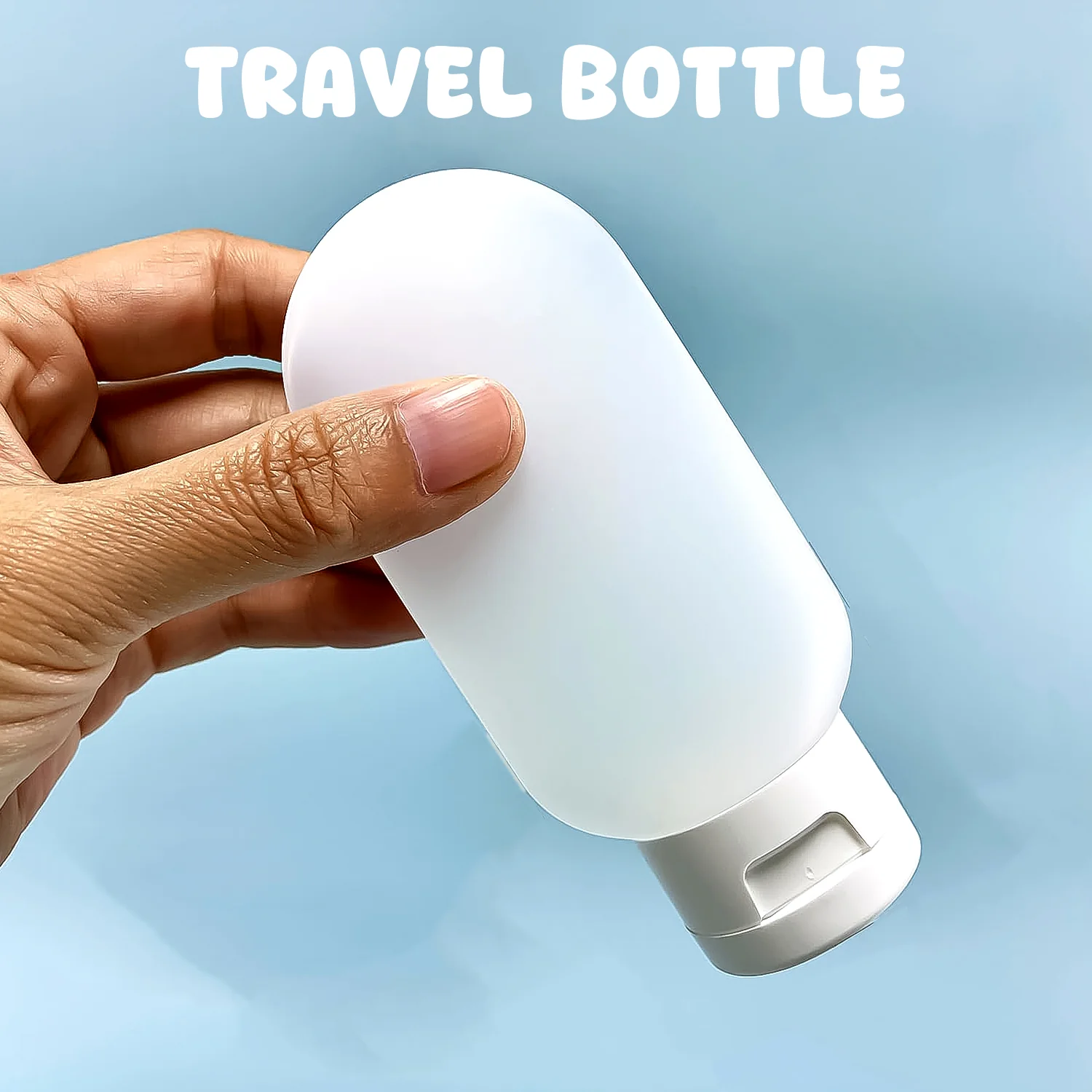 Small Plastic Travel Bottle Set (1 Pc / 60 ML Approx / Mix Color) - Image 3