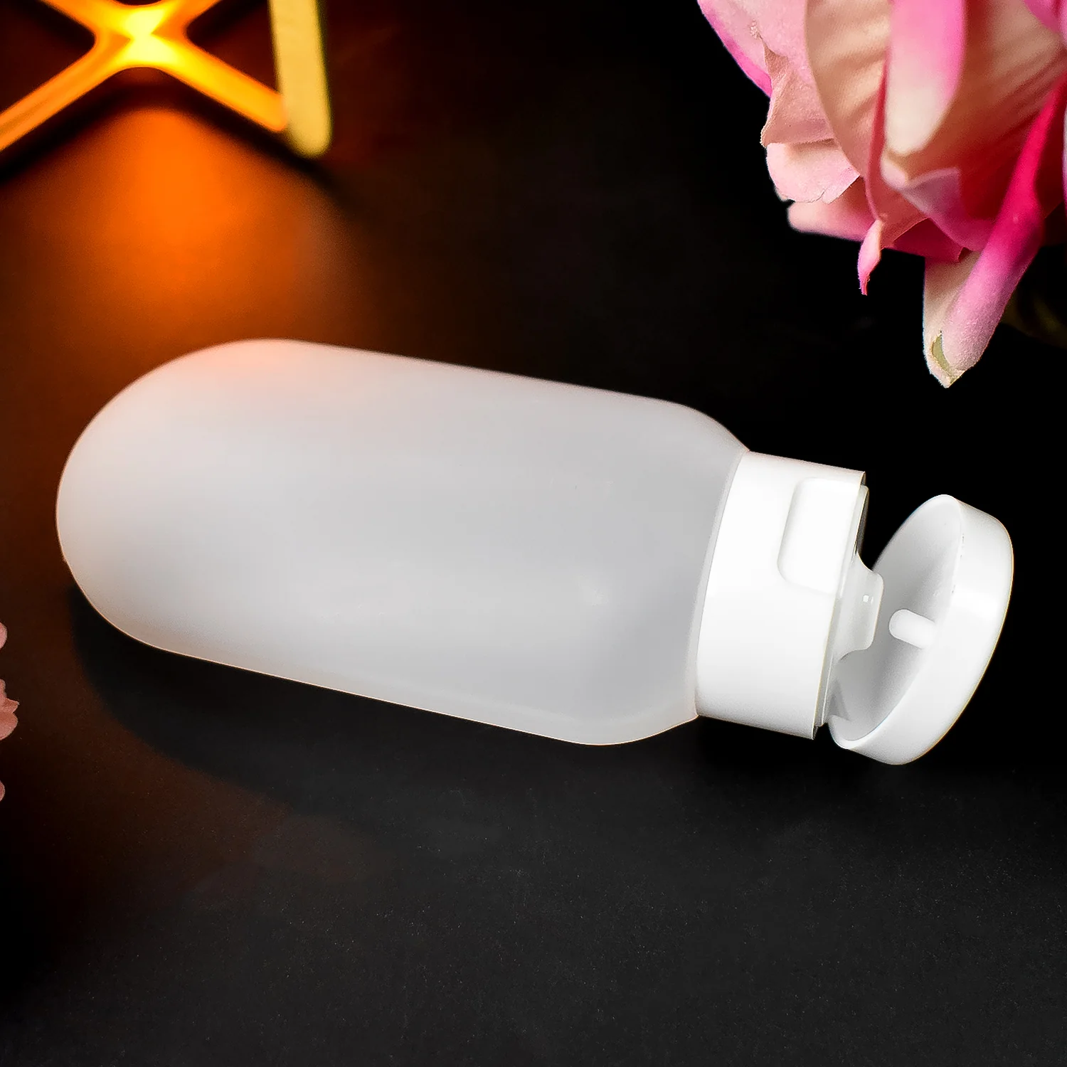 Small Plastic Travel Bottle Set (1 Pc / 60 ML Approx / Mix Color) - Image 4