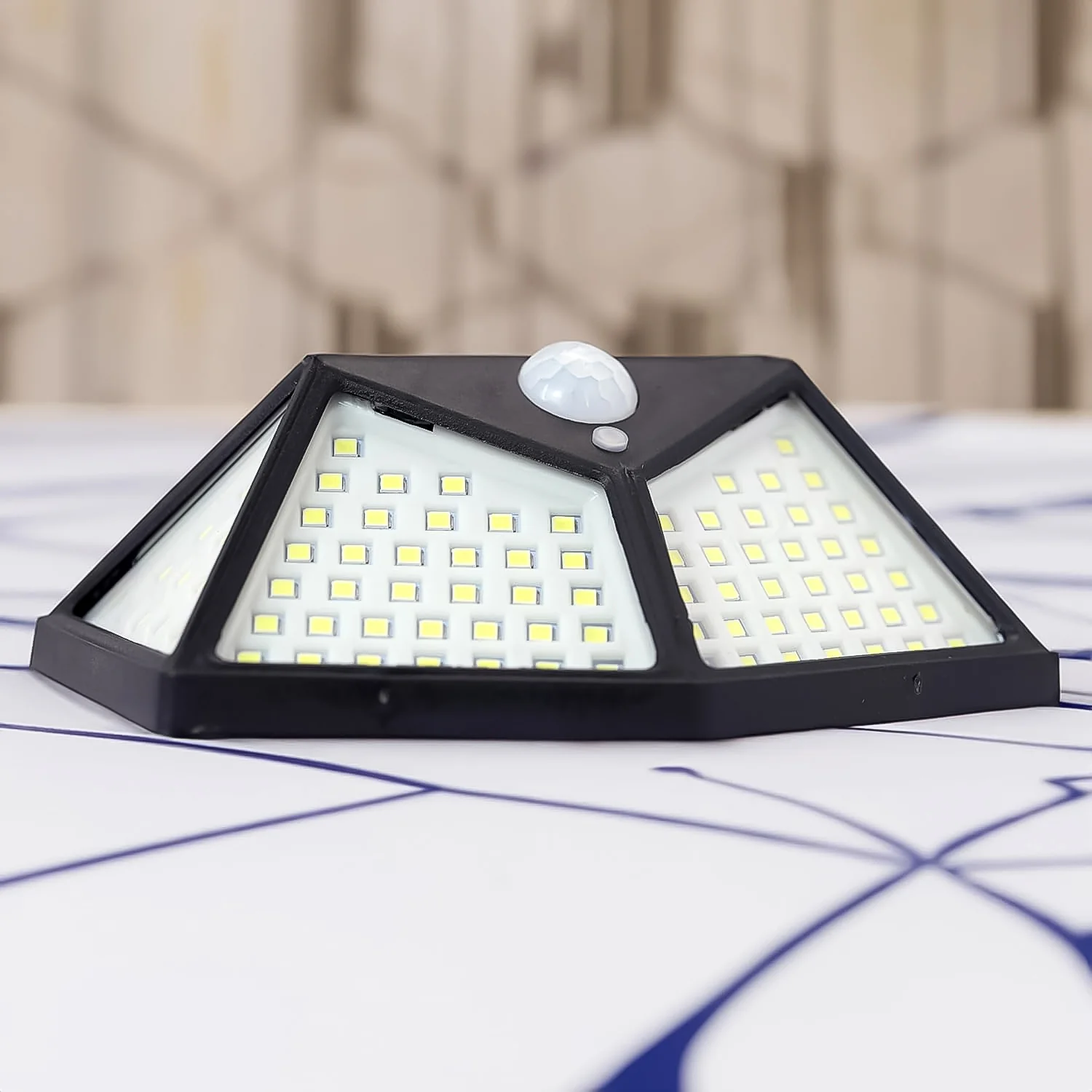 Outdoor Solar Lamp 100 LED Solar Light PIR Motion Sensor Wall Light ( 1 Pc) - Image 8