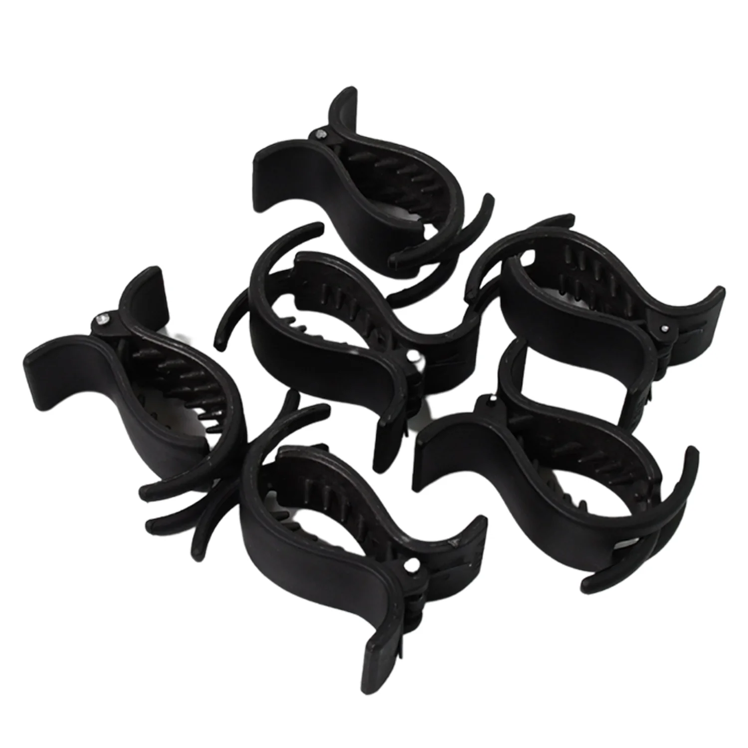 Big Hair Clips for Girls Kids Hair Accessories (6 Pcs Set / Black) - Image 4
