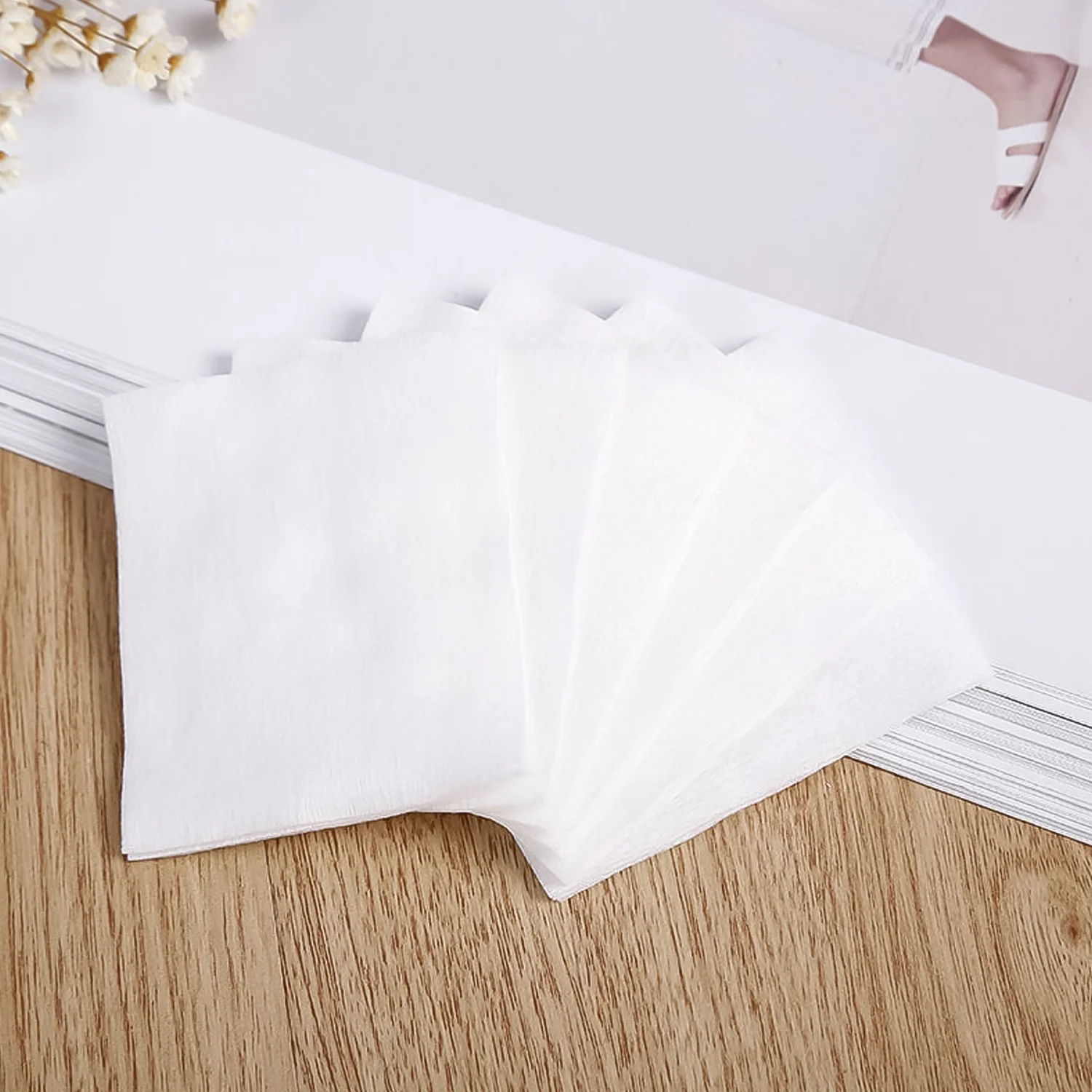 Cotton Makeup Remover Pads for Women Girls (Pack of 40) - Image 7